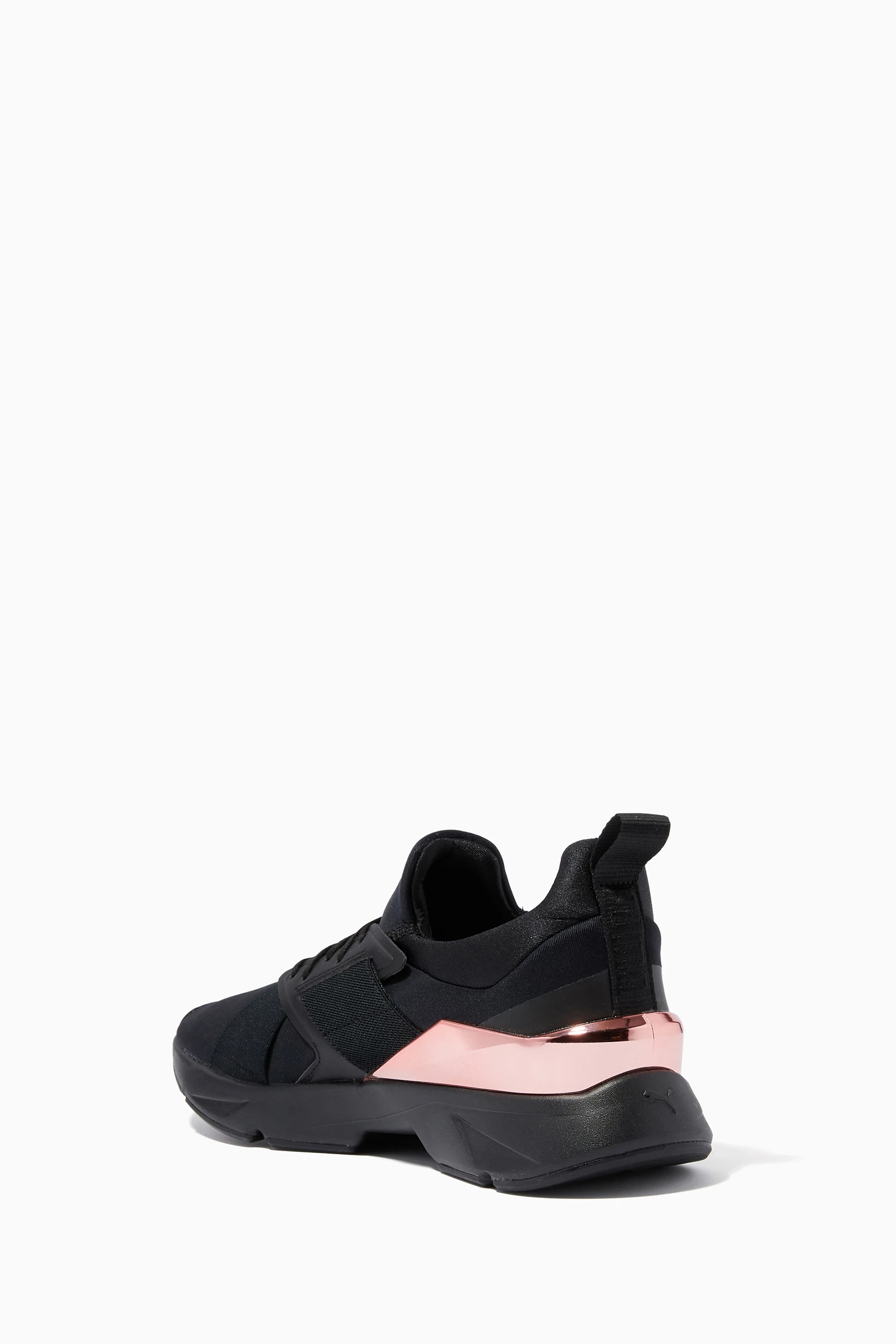Buy Puma Black Muse X5 Sneakers in Lycra Textile For Women Online Ounass UAE