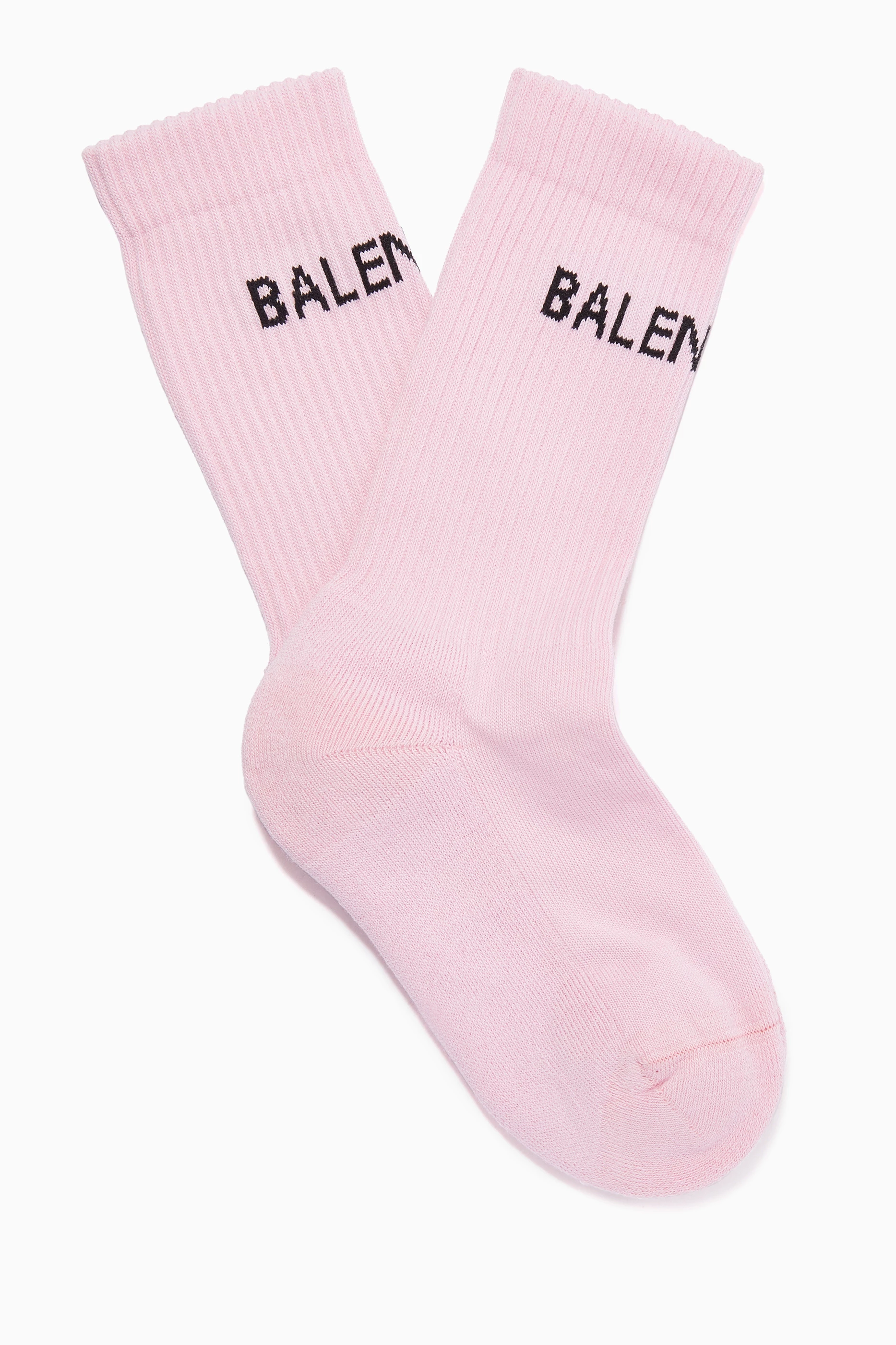 Pink balenciaga socks cheap