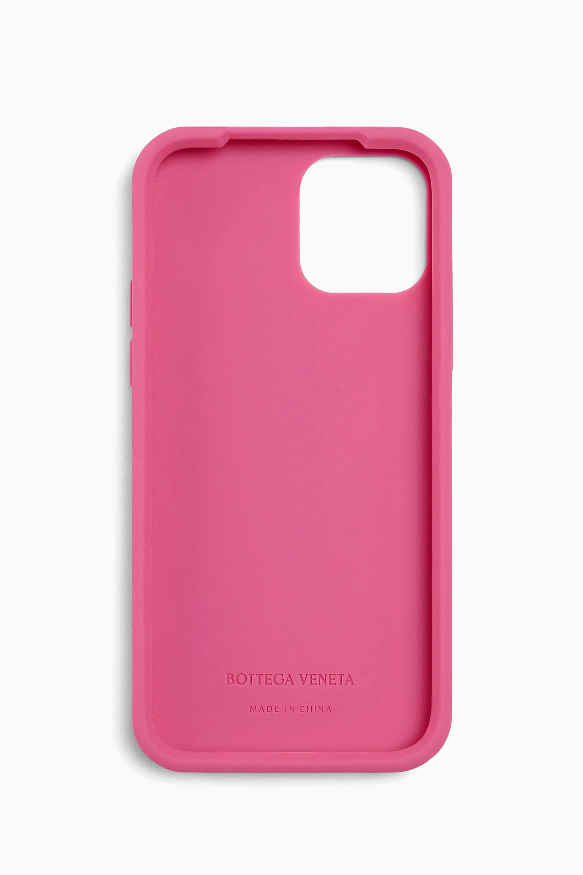 Buy Bottega Veneta Pink iPhone 12 Pro Case in Intrecciato Rubber