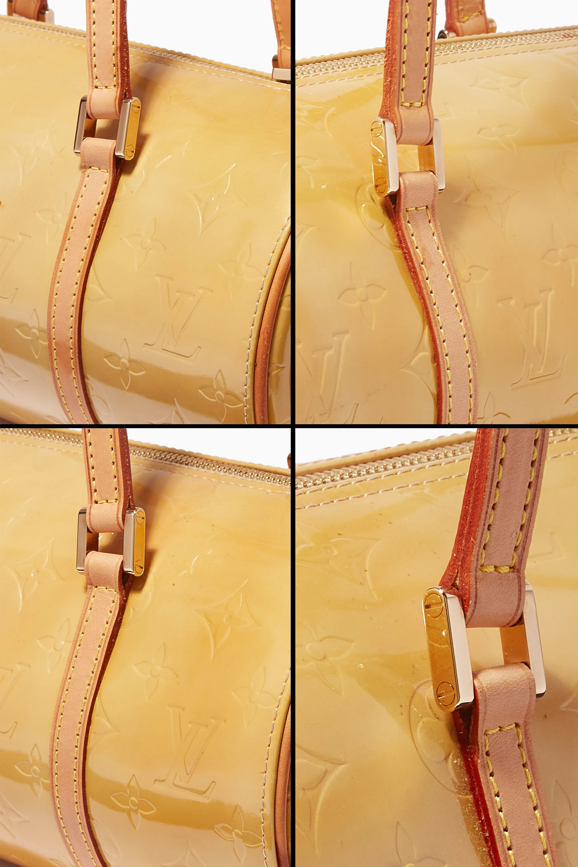 Buy Louis Vuitton Pre Loved Yellow Papillon Bag in Monogram Vernis For Women Online Ounass UAE