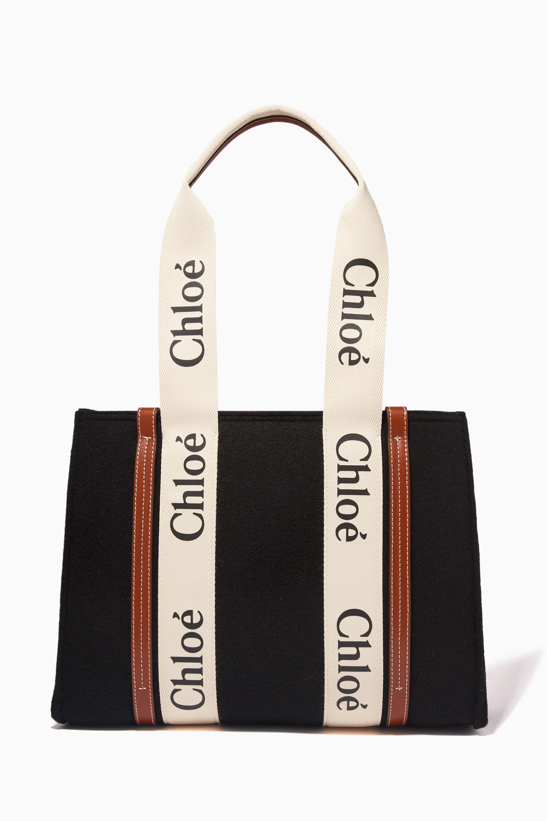 Chloe black tote bag deals