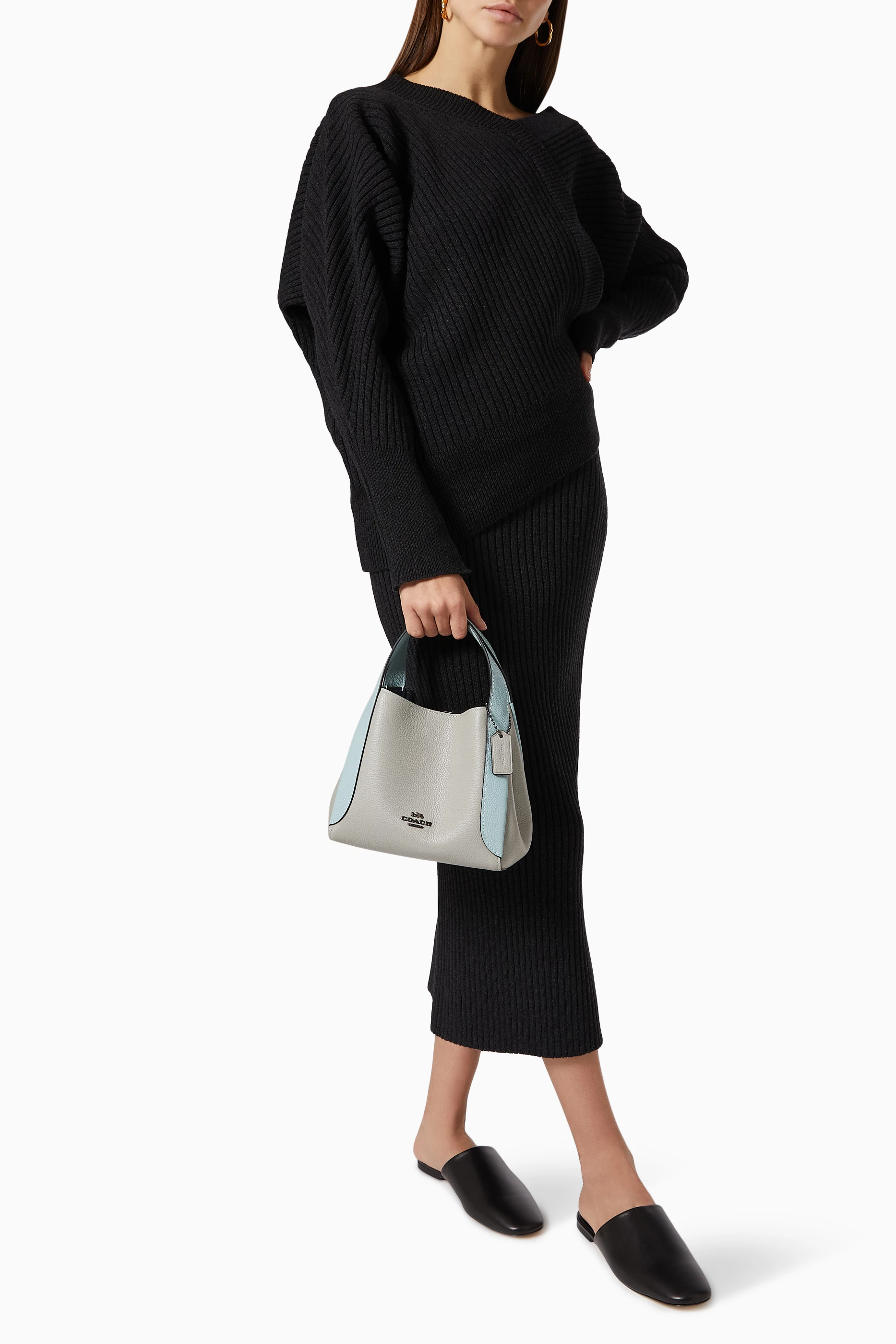 Coach hadley hobo grey hot sale