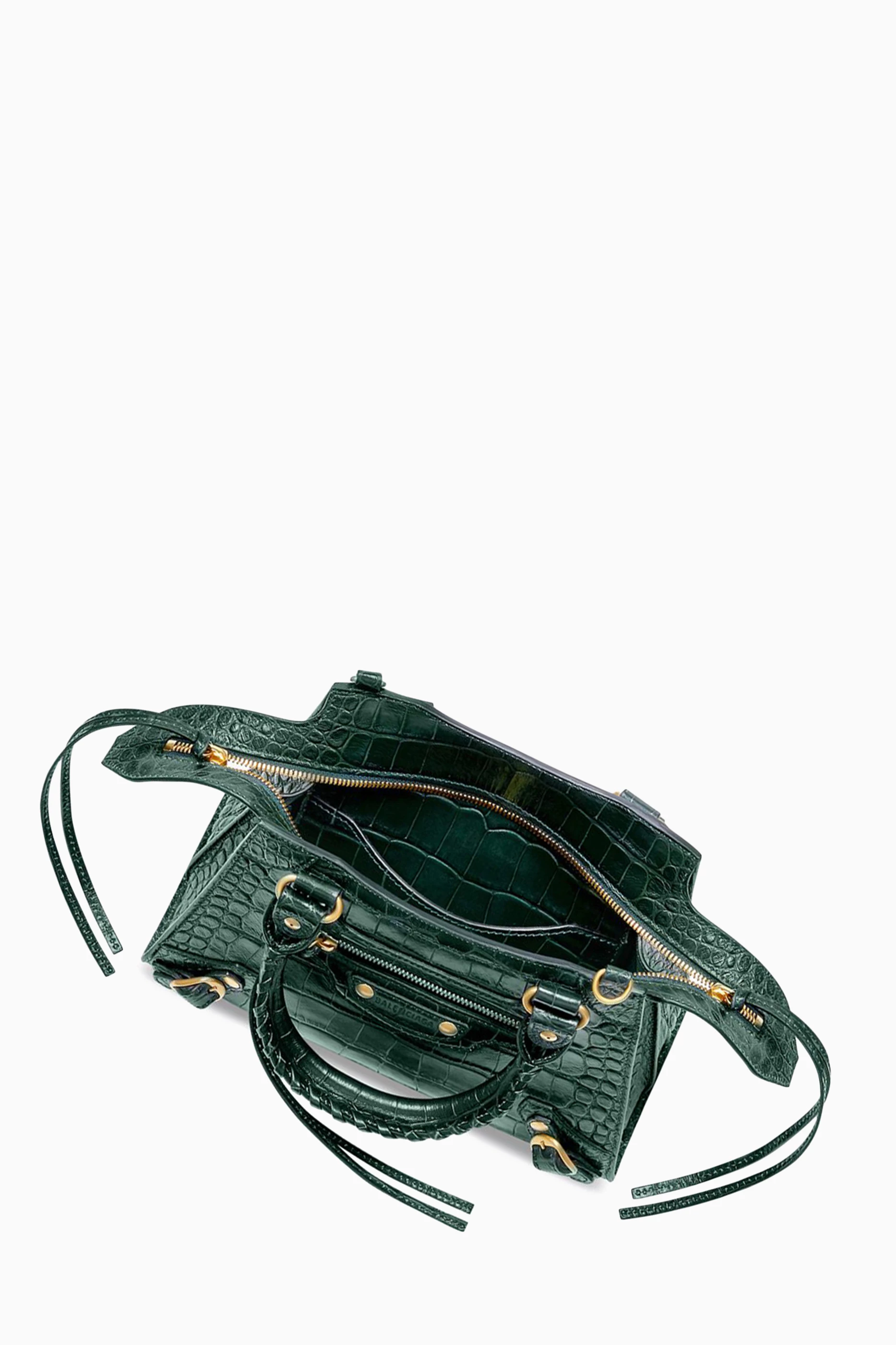 Neon green balenciaga bag online