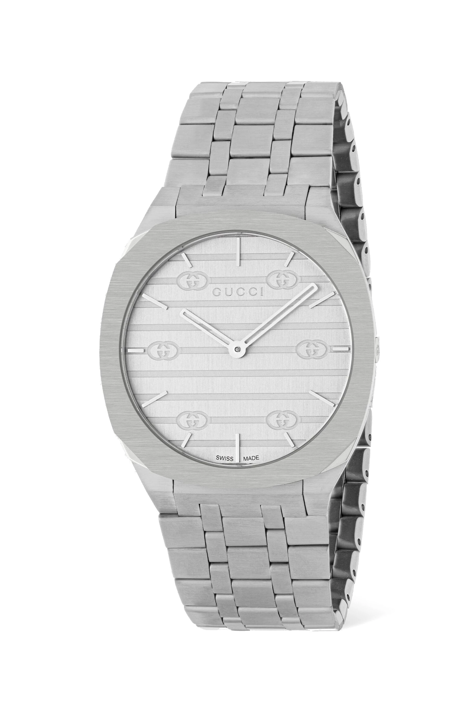 Gucci silver square watch shop