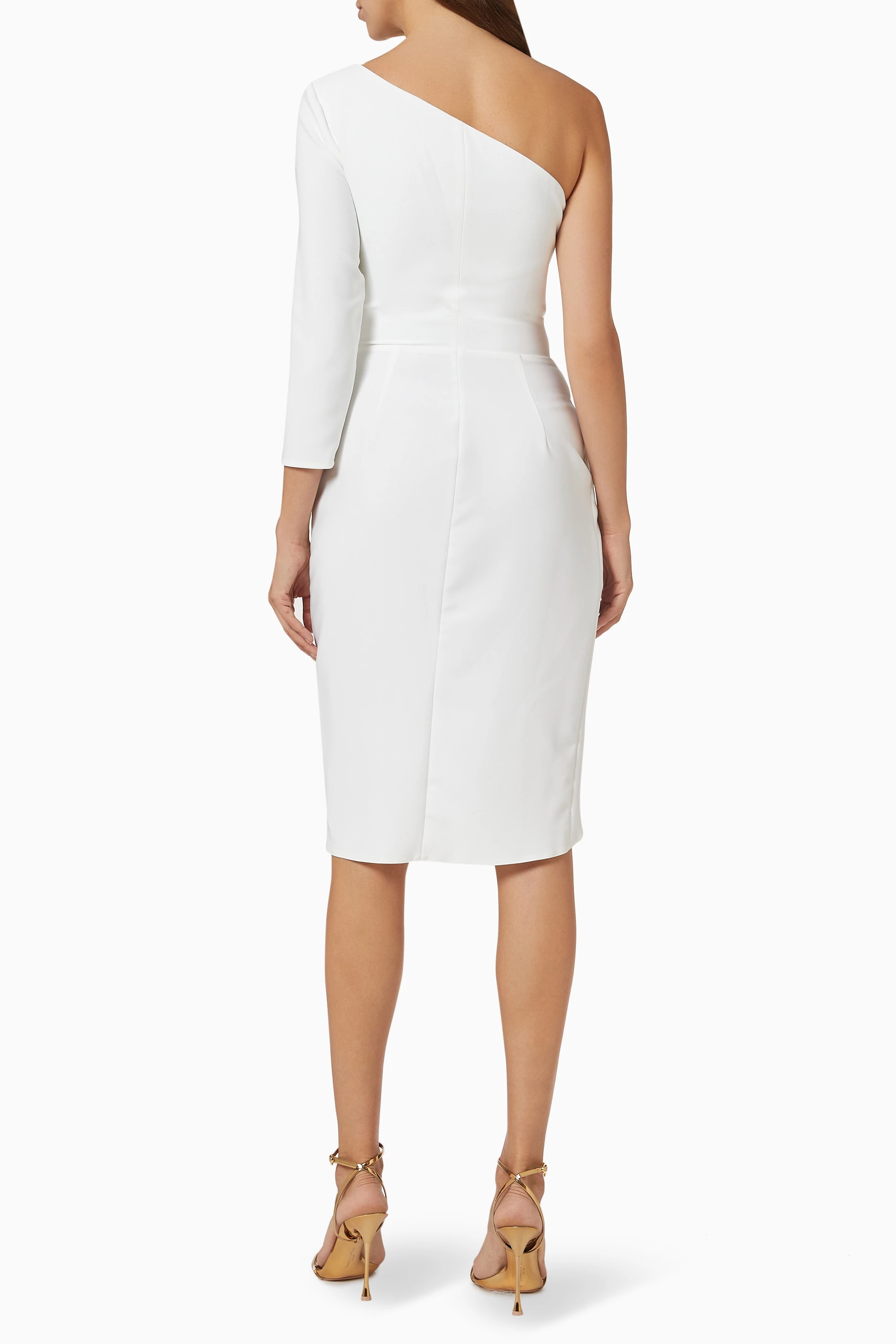 Elisabetta franchi one shoulder dress online