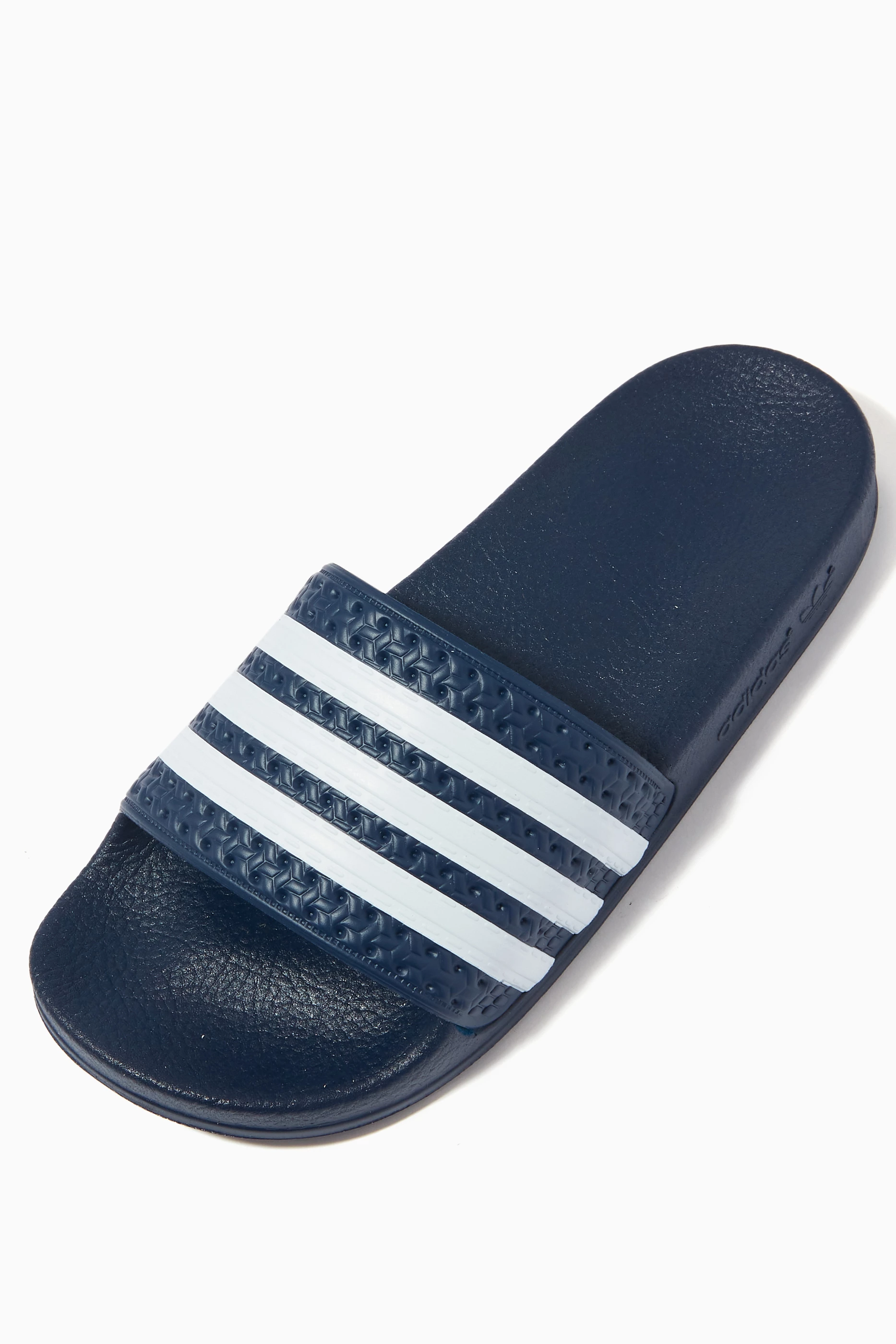 Buy adidas Black Adilette Slides in Polyutherane For Boys Online Ounass UAE