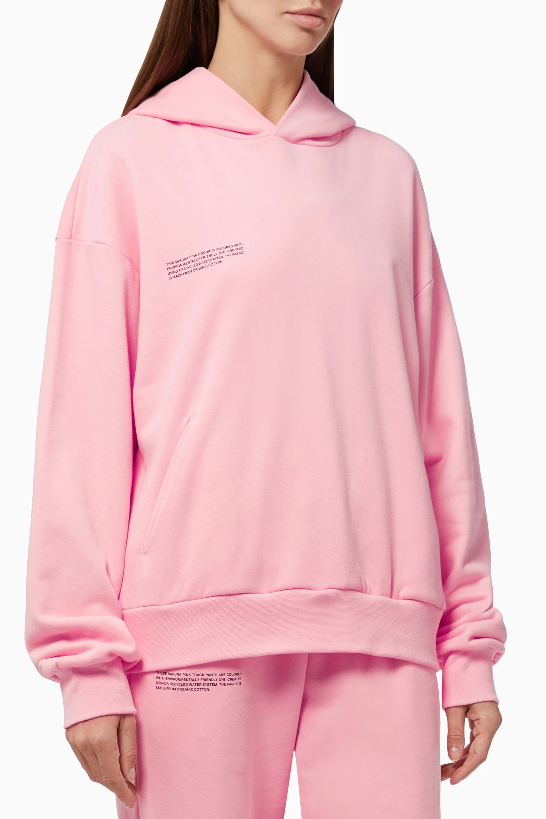 Buy PANGAIA Pink 365 Hoodie For Women Online Ounass UAE