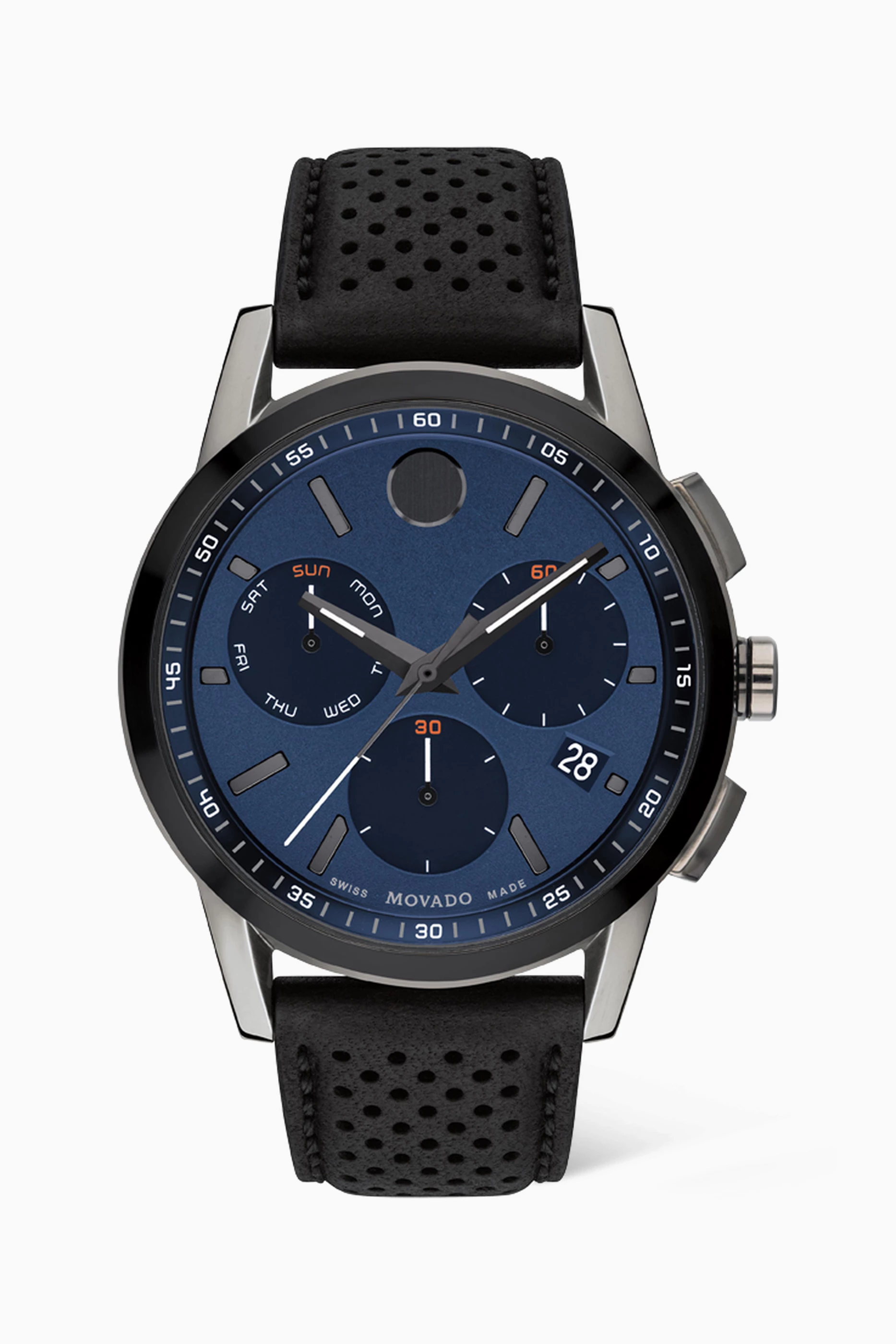 Buy Movado Blue Museum Sport Chronograph Watch 43mm For Men Online Ounass UAE