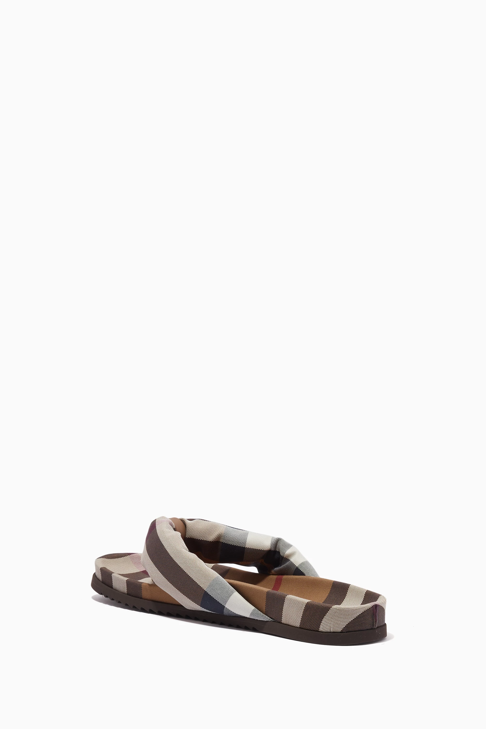 Burberry Men’s 3D Icon Stripe Thong Sandal Burberry Men main image 2