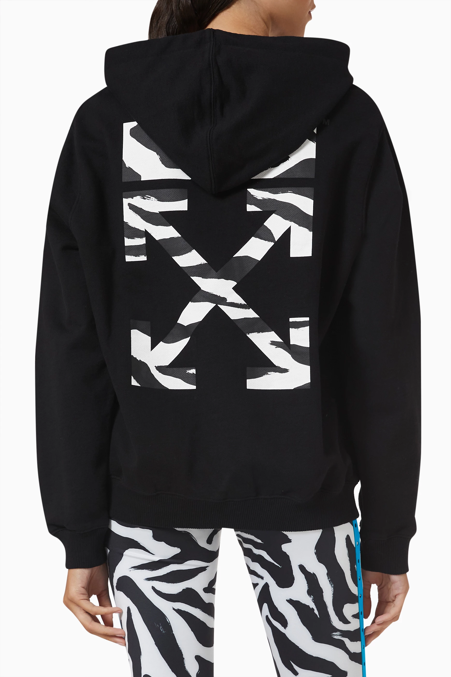 Off white hoodie dames hot sale