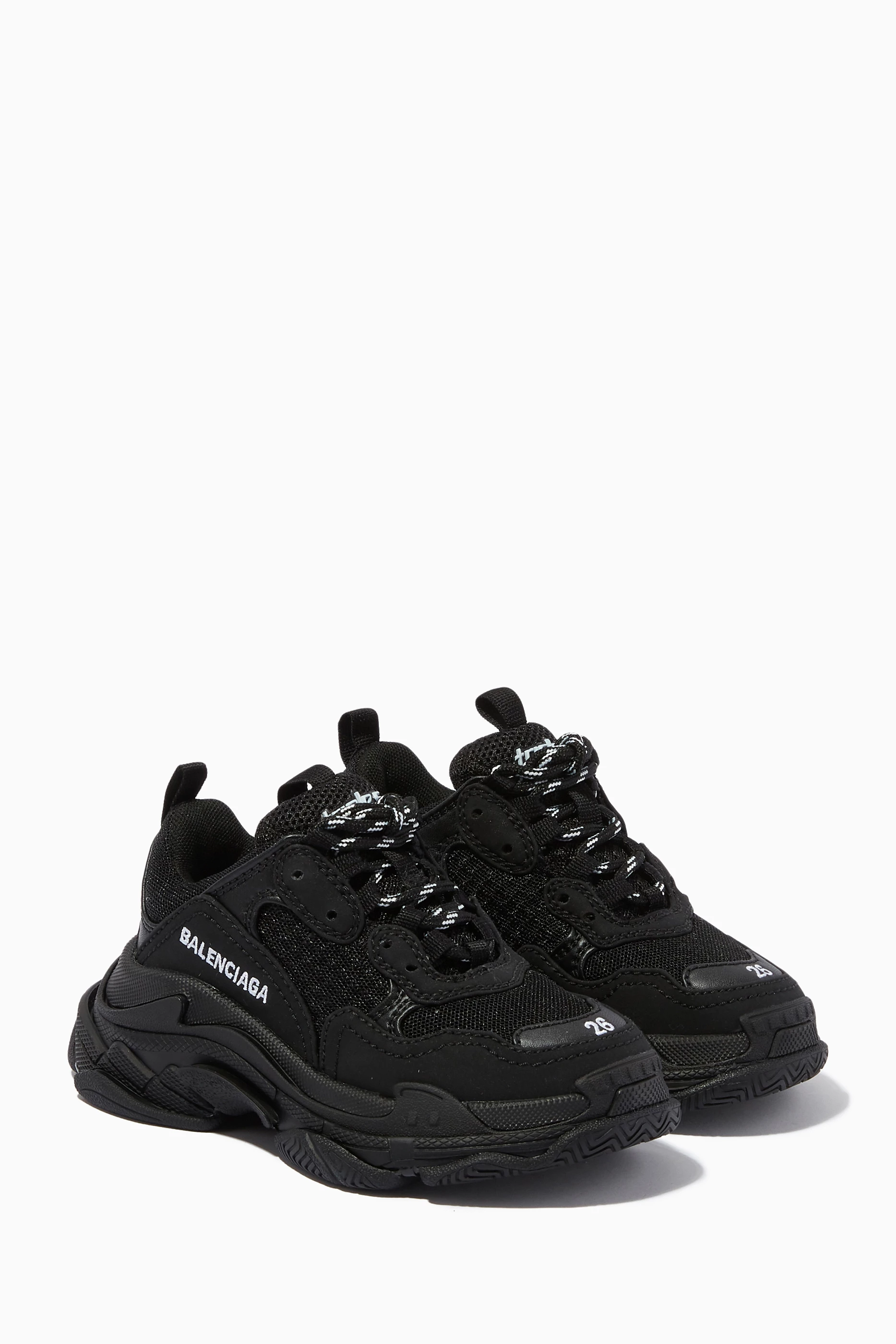 Balenciaga black triple shop