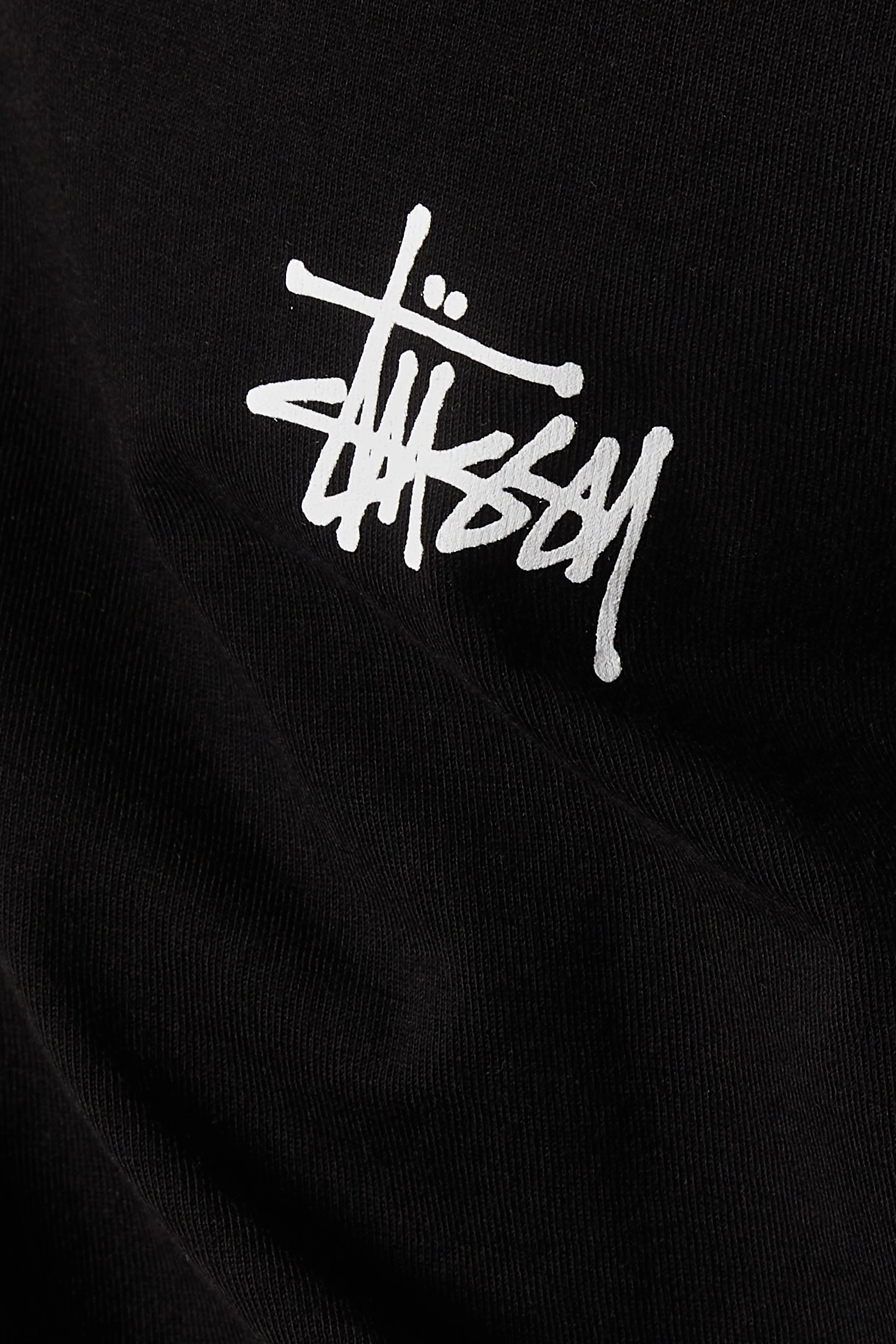 Stussy basic logo t shirt on sale