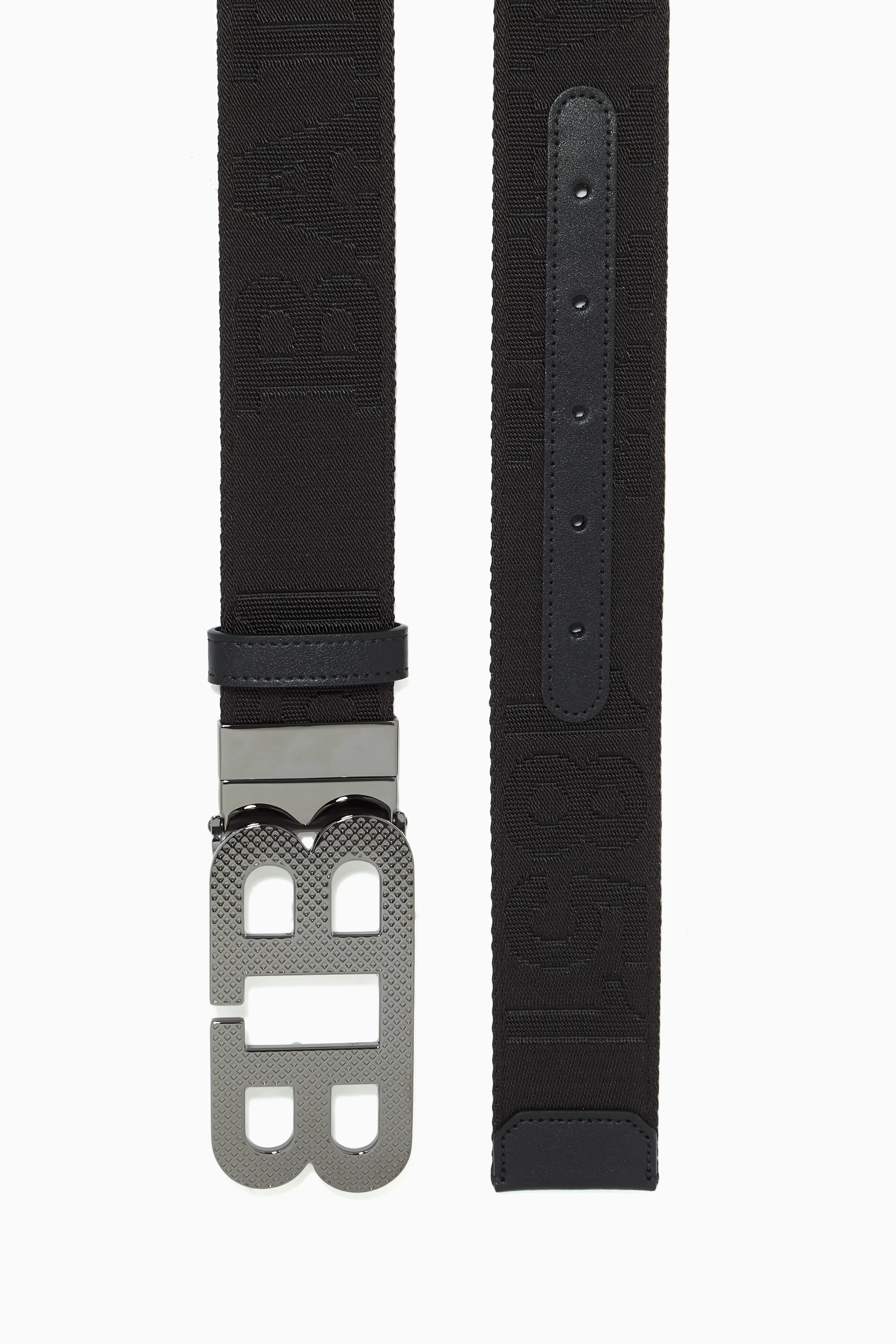 Reversible Belts Bally Mirror Belt Bally Men's Emblem-Buckle