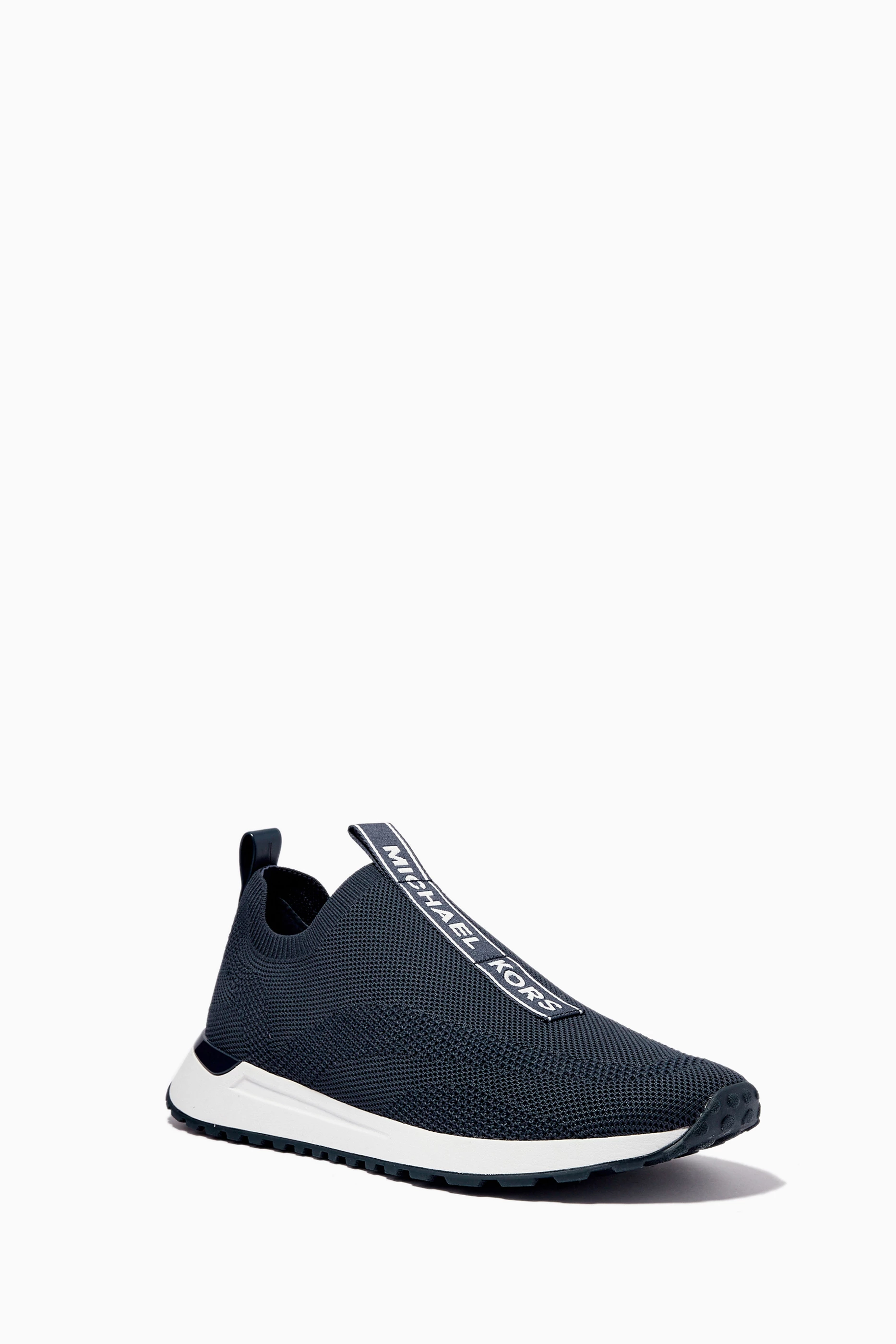 Stretch knit slip on sneakers hot sale