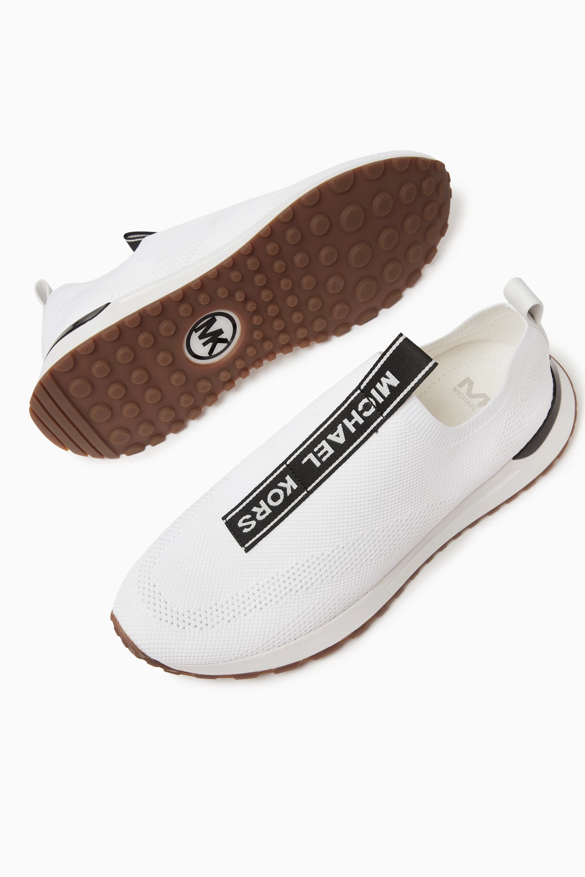 Michael kors white slip on shoes store