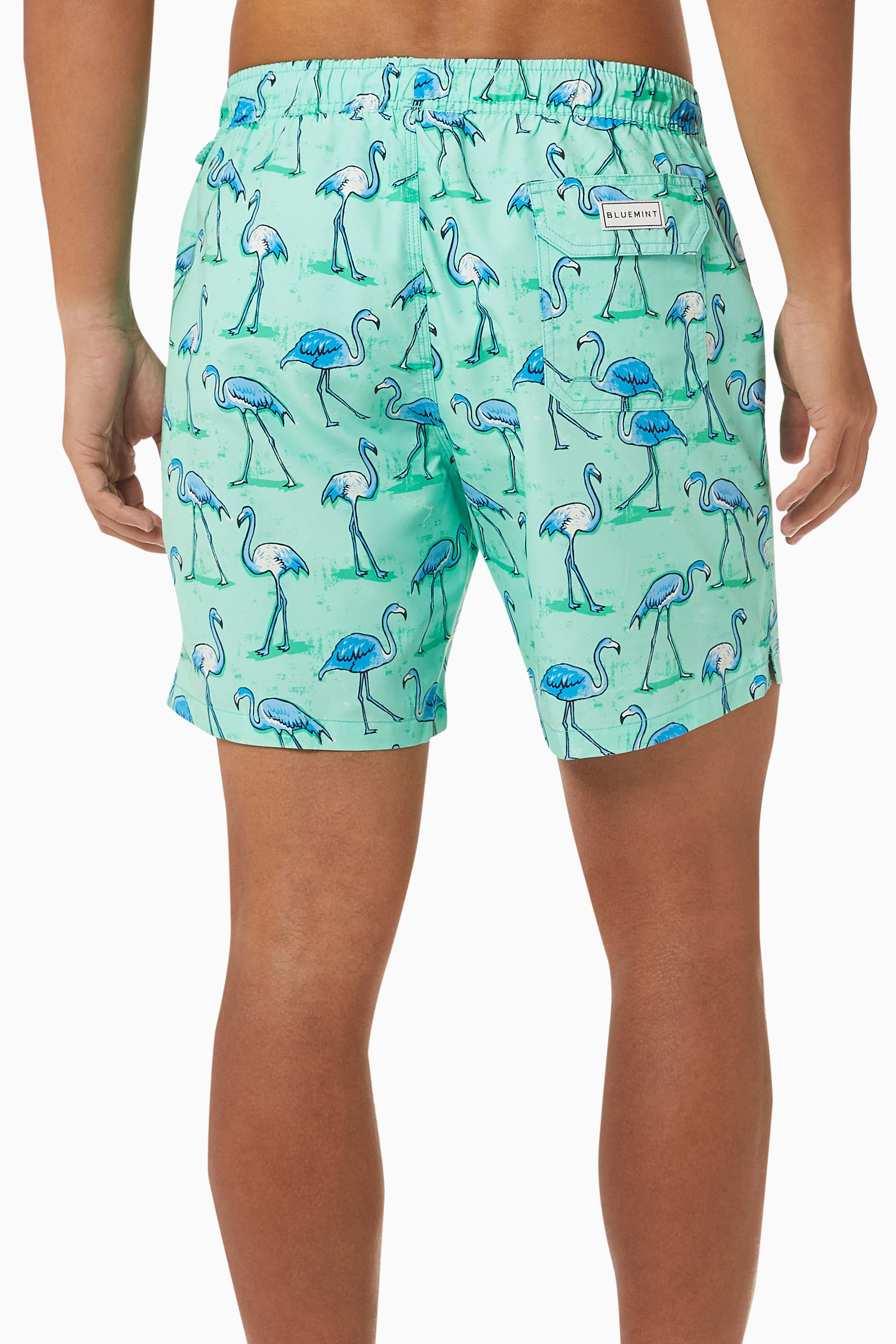 Buy Bluemint Green Arthus Swim Shorts For Men Online Ounass UAE