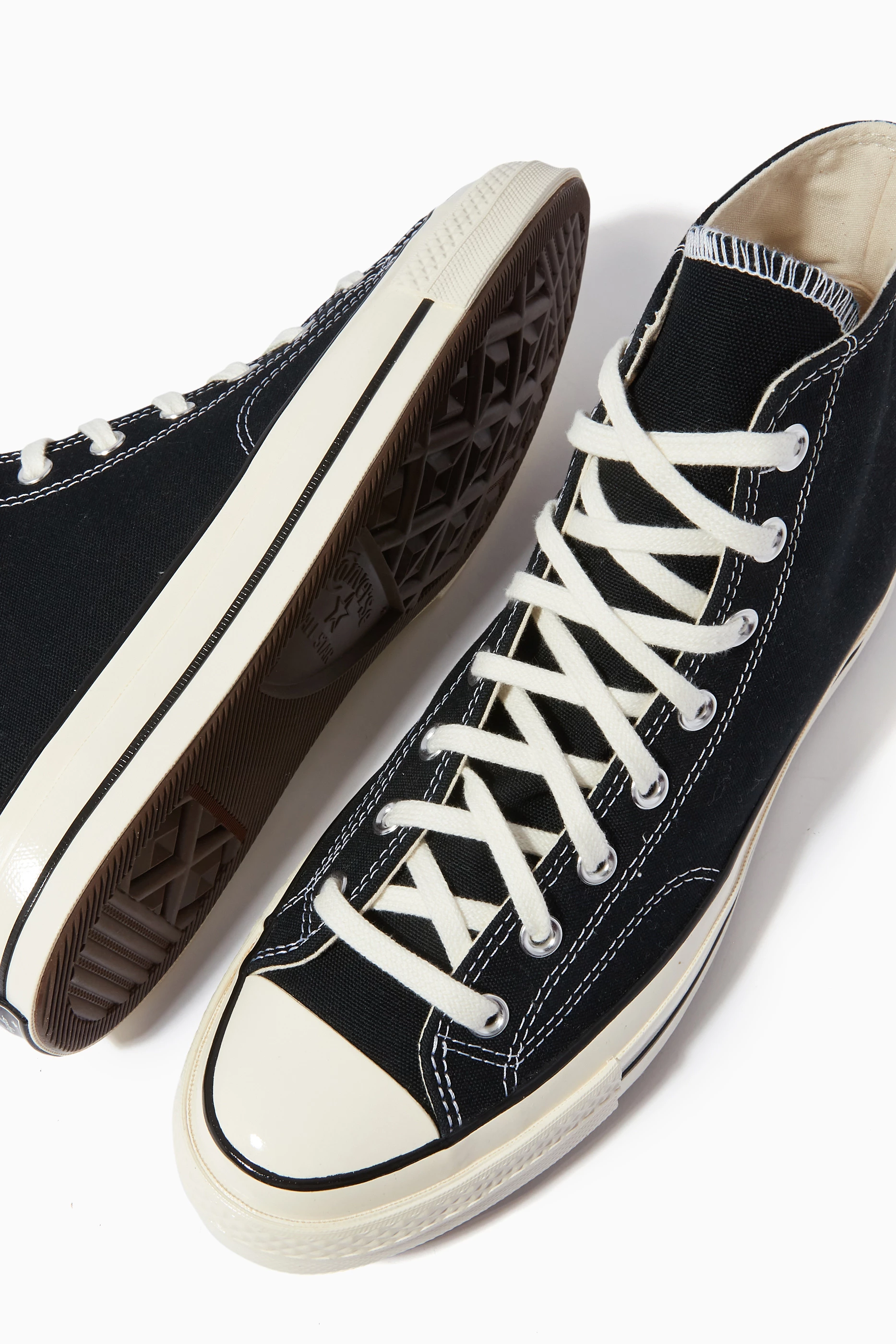 Buy Converse Black Chuck 70 High Top Sneakers in Canvas For Men Online Ounass UAE