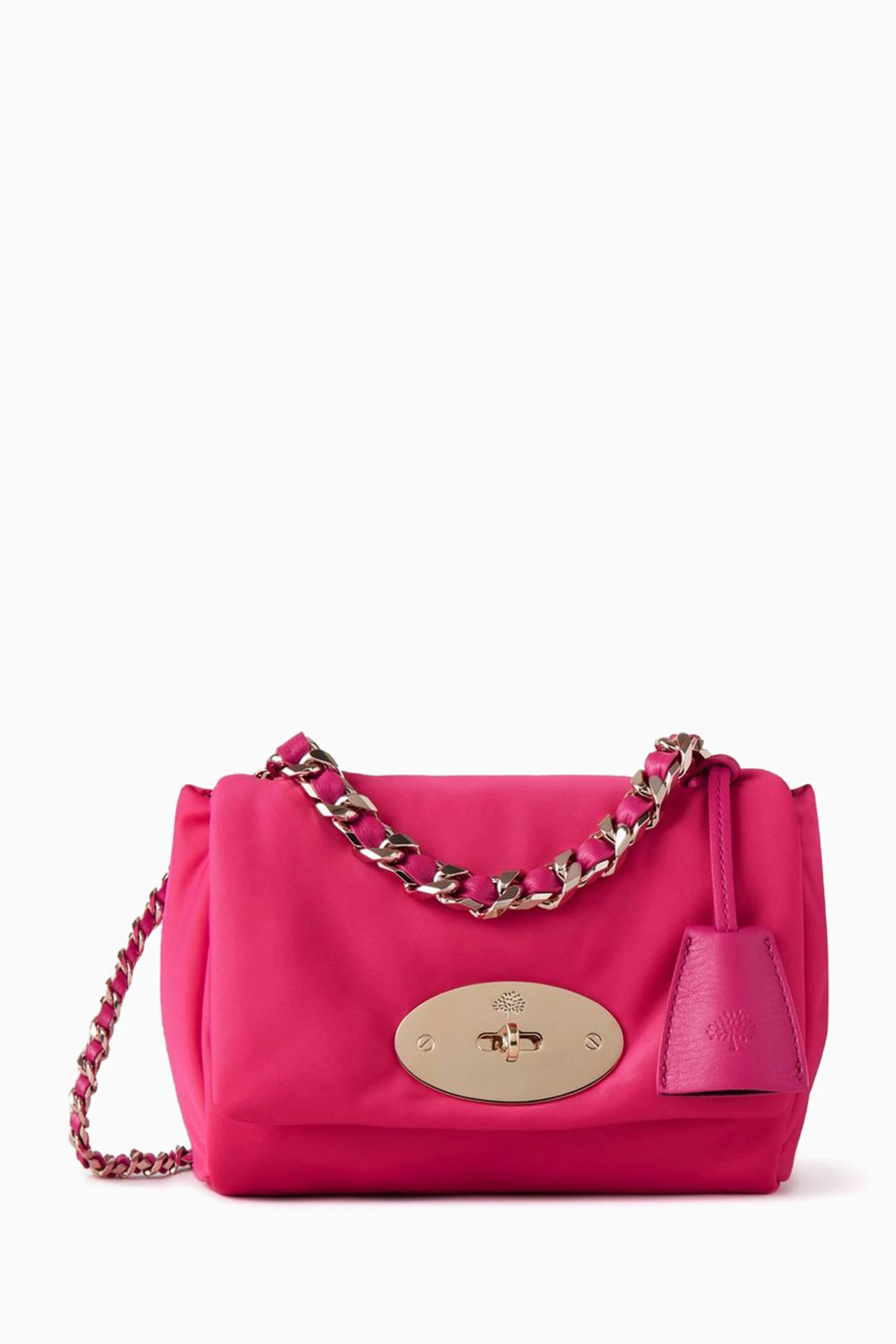 Buy Mulberry Pink Lily Top Handle Bag in Padded Nylon For Women Online Ounass UAE