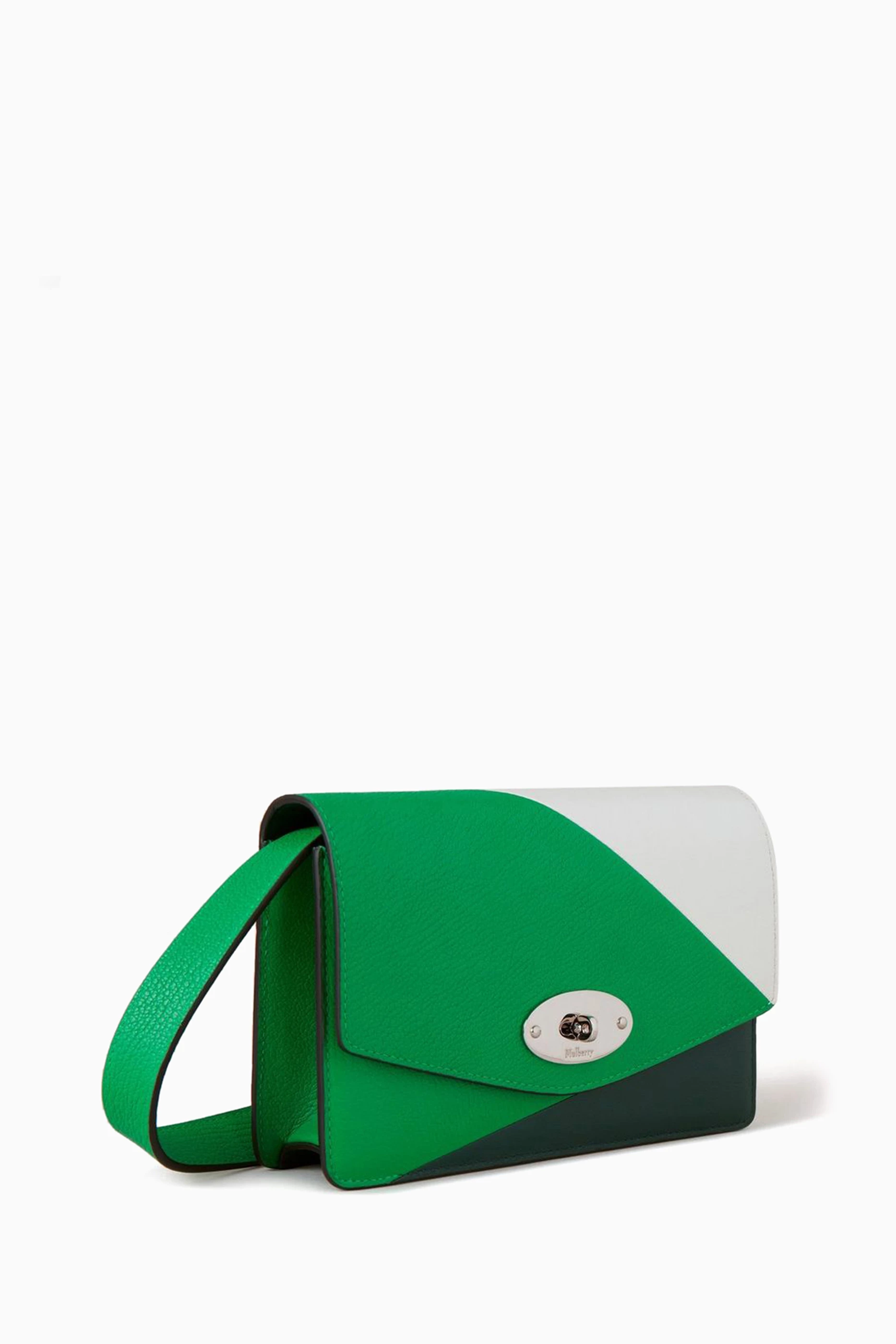 Buy Mulberry Multicolour Small Darley Shoulder Bag in Silky Calf Leather For Women Online Ounass UAE