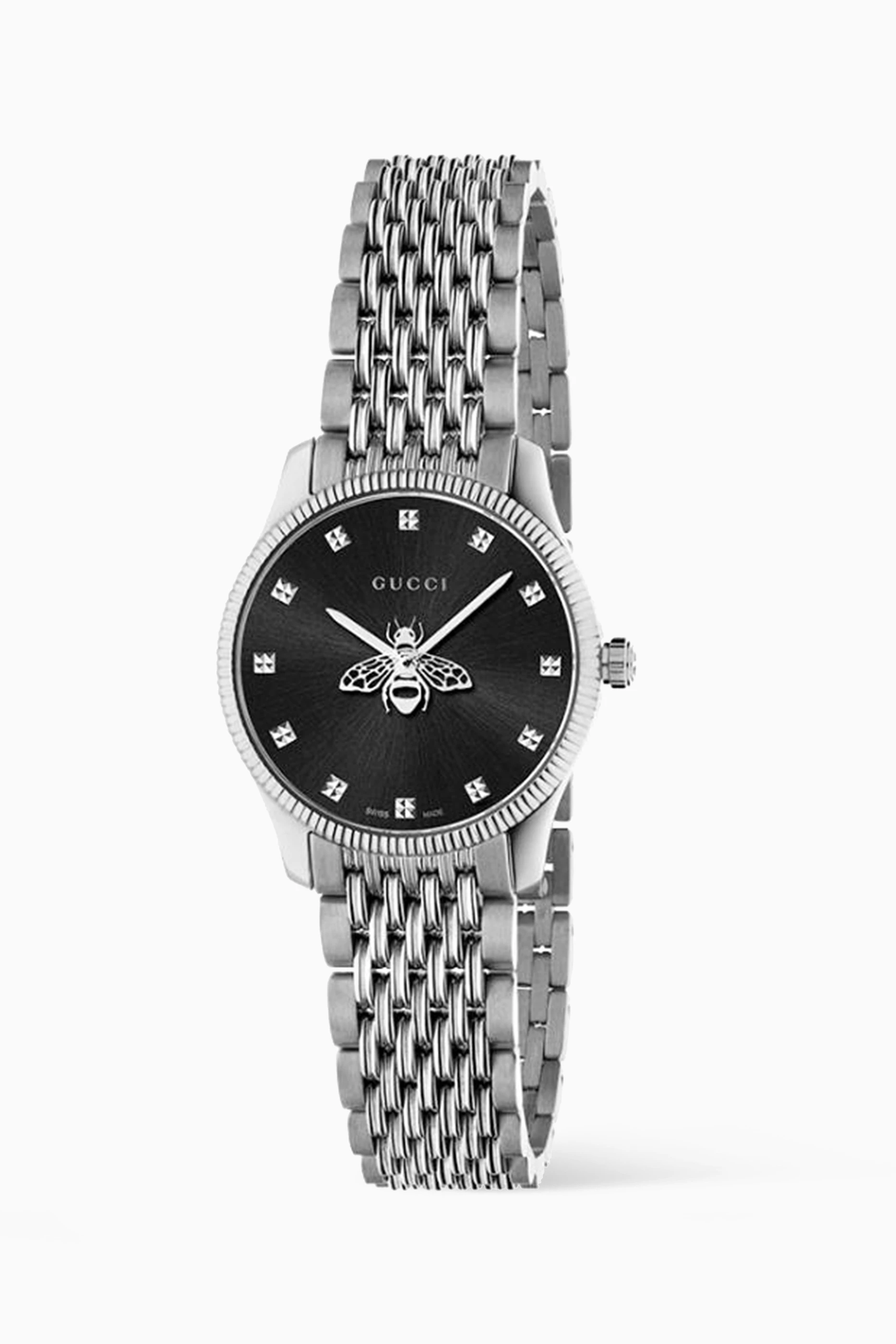 Buy Gucci Grey G Timeless Quartz Watch For Women Online Ounass UAE