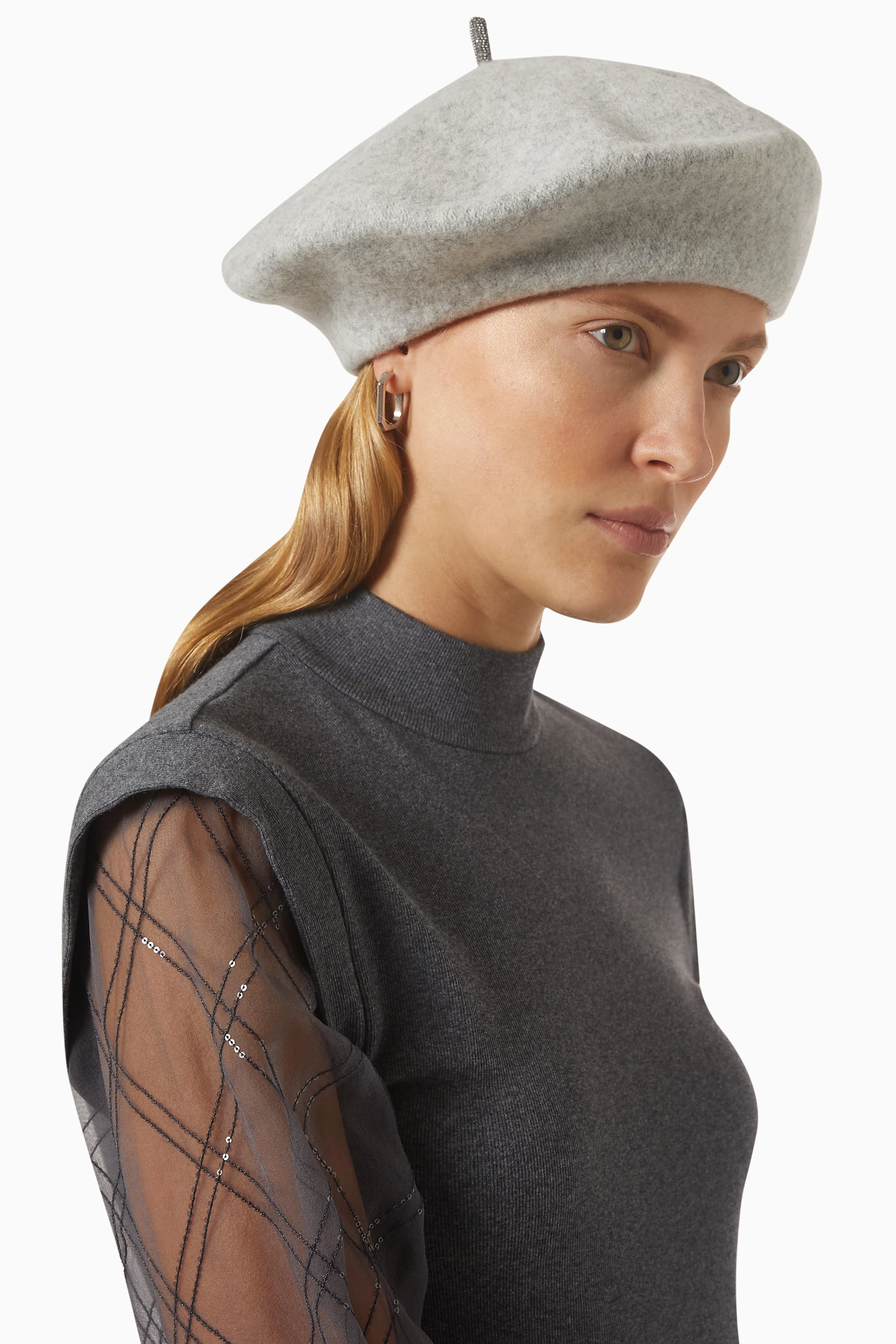 OUTLET SALE- 訳あり品など大放出 HEATHER BROWN / WOOL BROKEN / BERET cph - 帽子 - ベレー帽 帽子