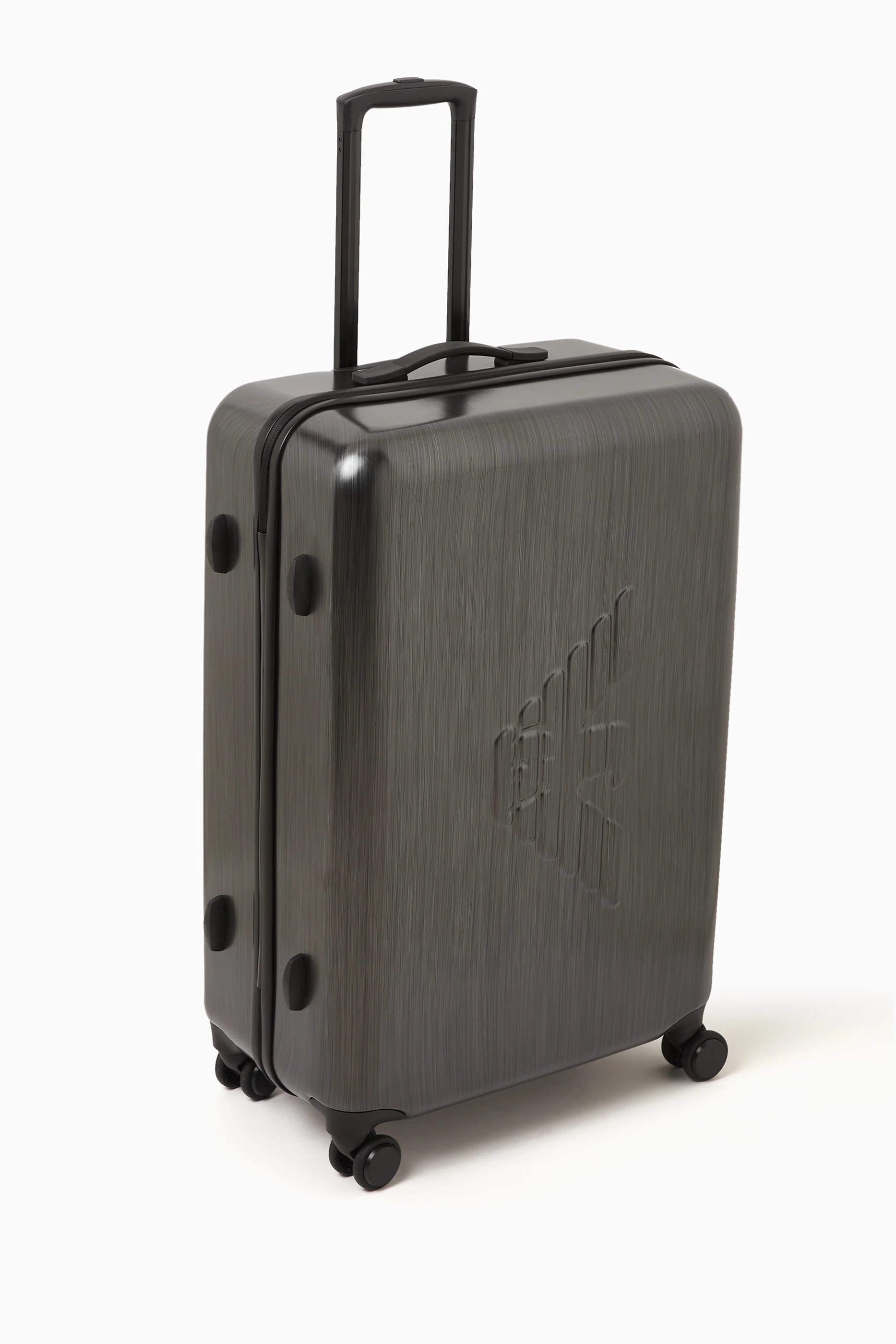 Buy Emporio Armani Grey Large Trolley Bag in ABS For Men Online Ounass UAE