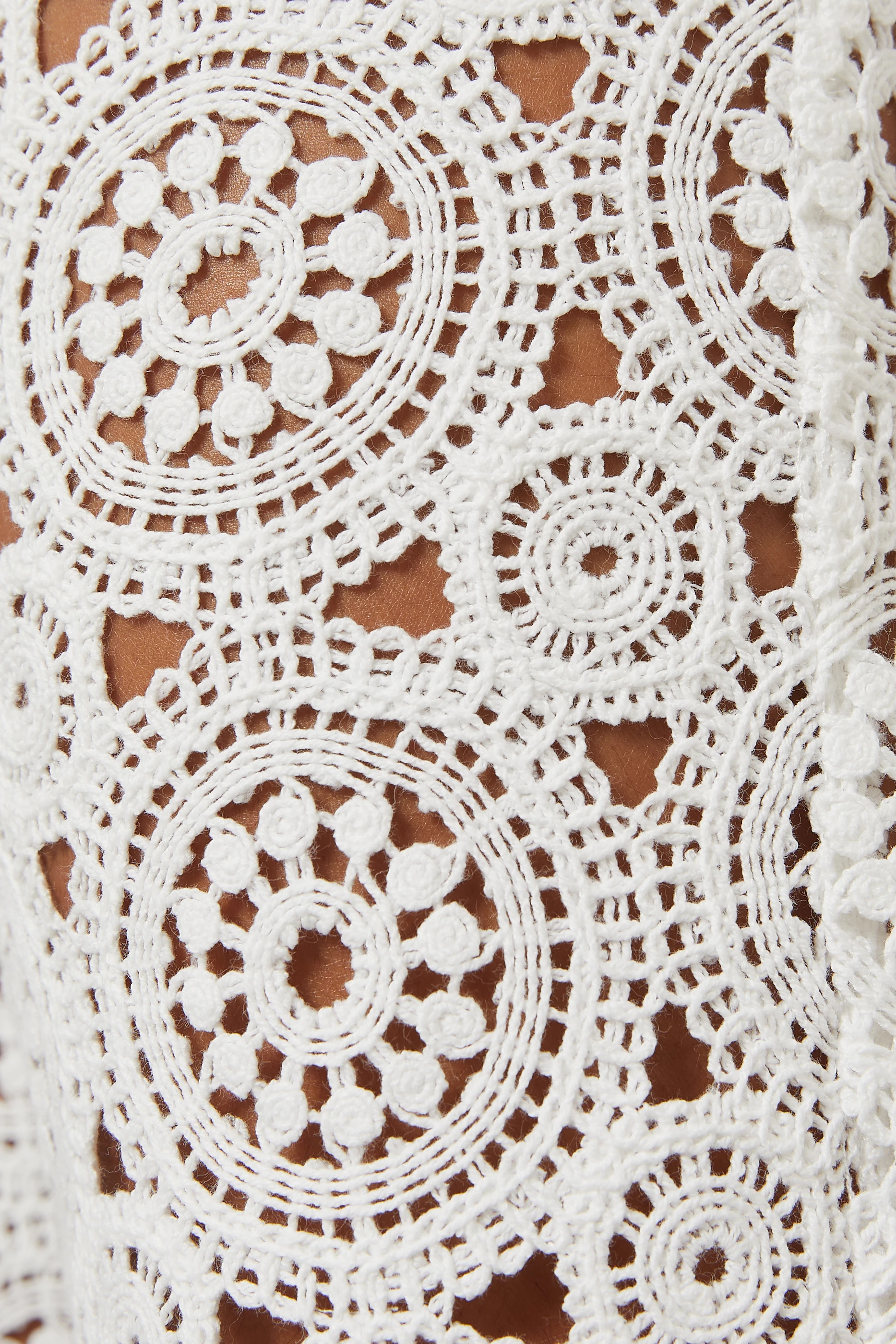 Buy Rotate Birger Christensen White Nola Flared Crochet