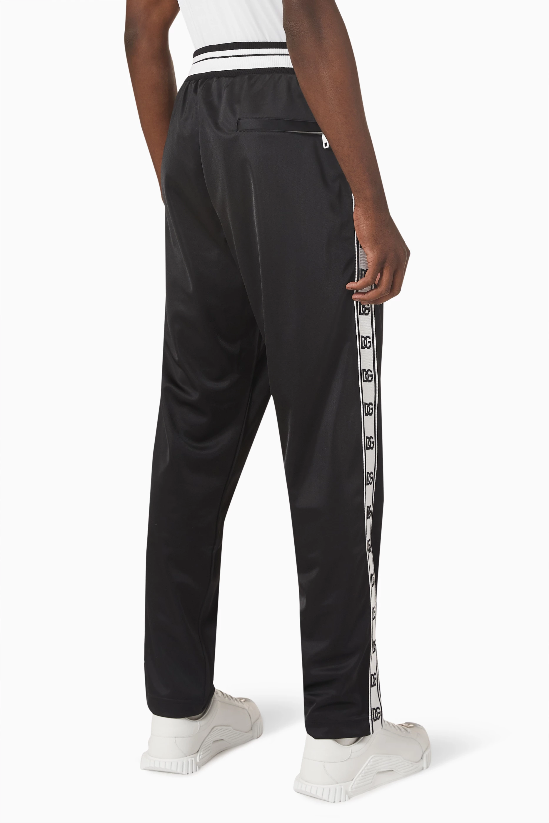 Striped track pants mens outlet