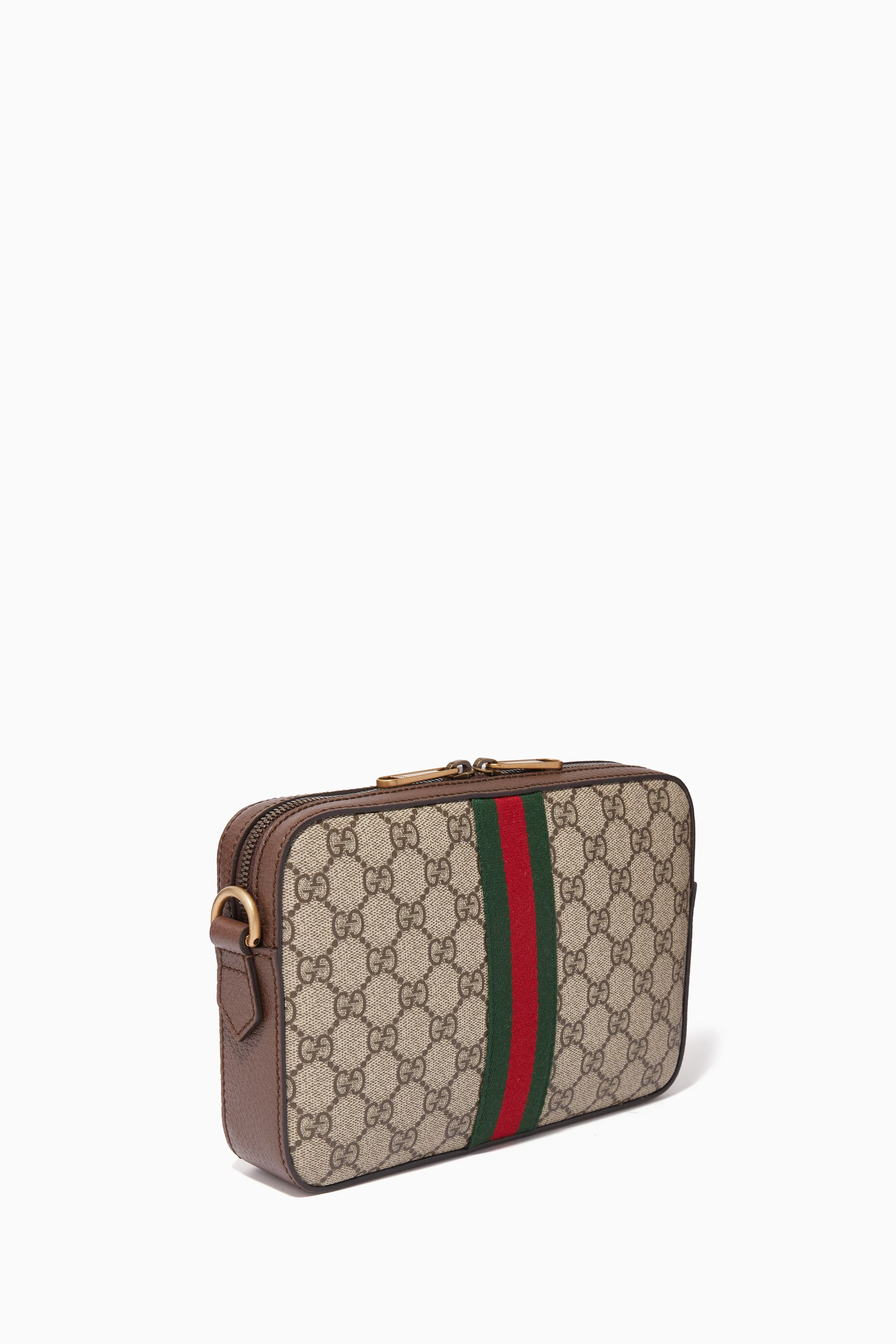 Buy Gucci Neutral Ophidia GG Shoulder Bag in GG Supreme Canvas For Men Online Ounass UAE