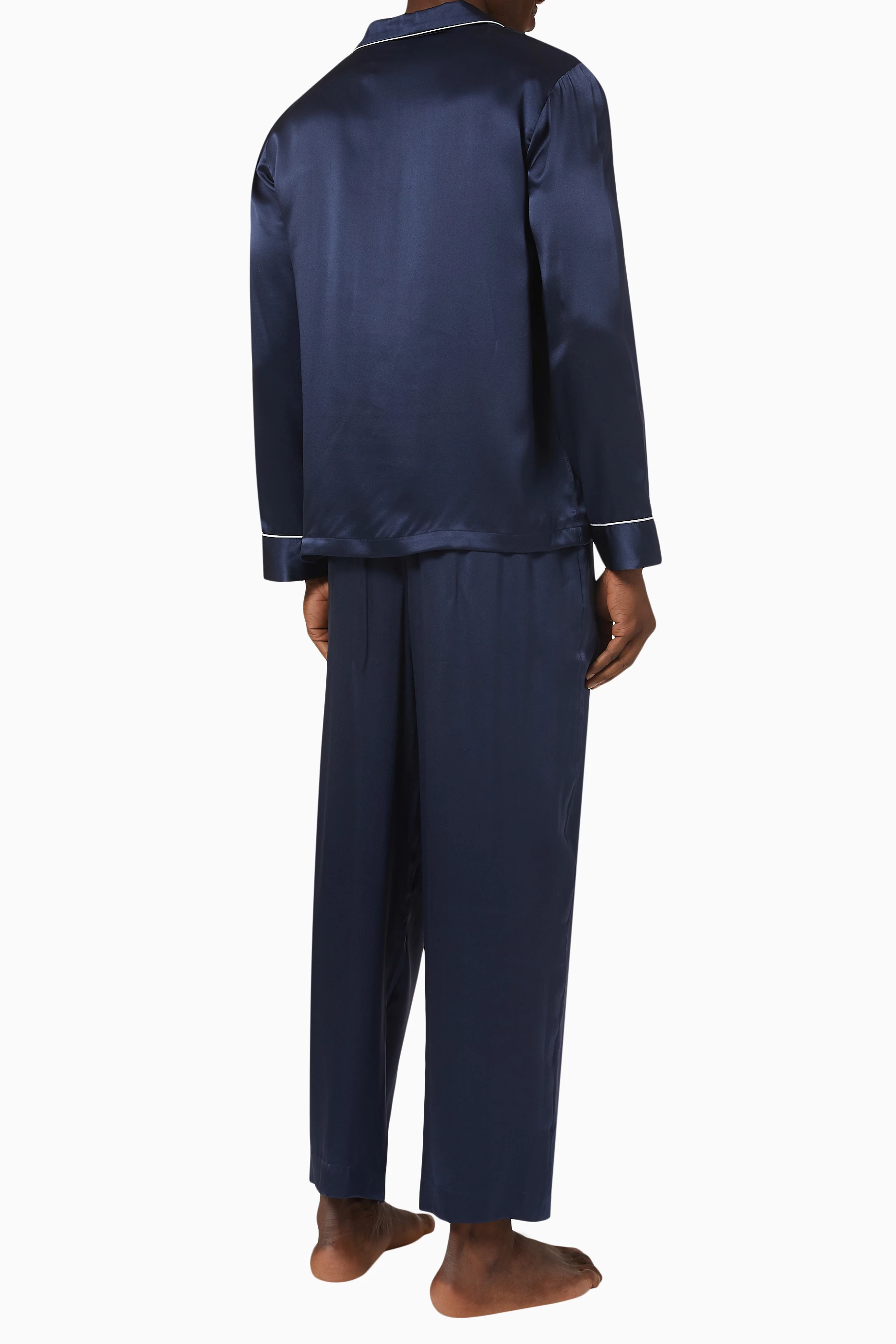 Mens silk pajama set hotsell