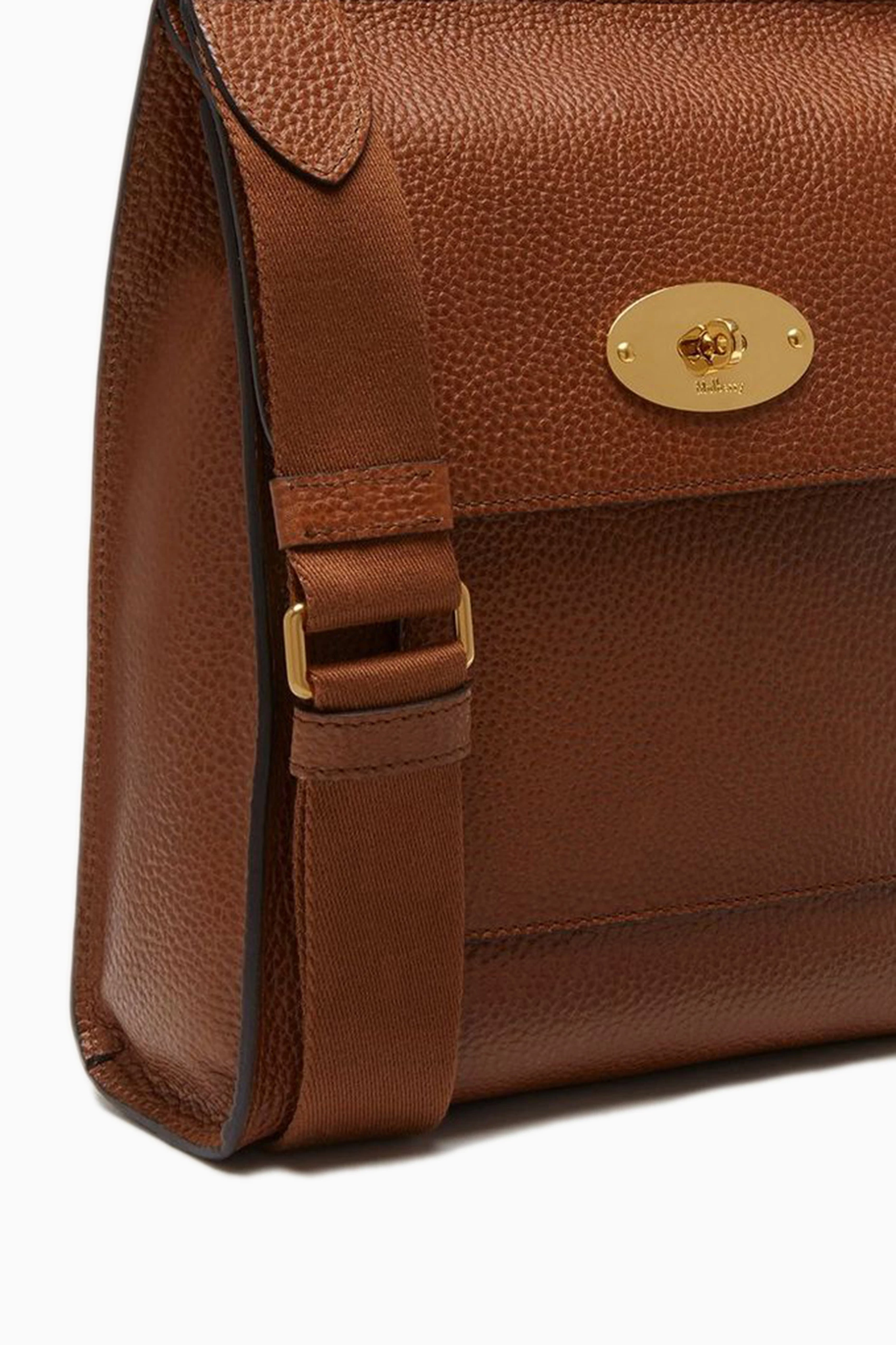 Buy Mulberry Brown Antony Crossbody Bag in Natural Grain Leather For UNISEX Online Ounass UAE