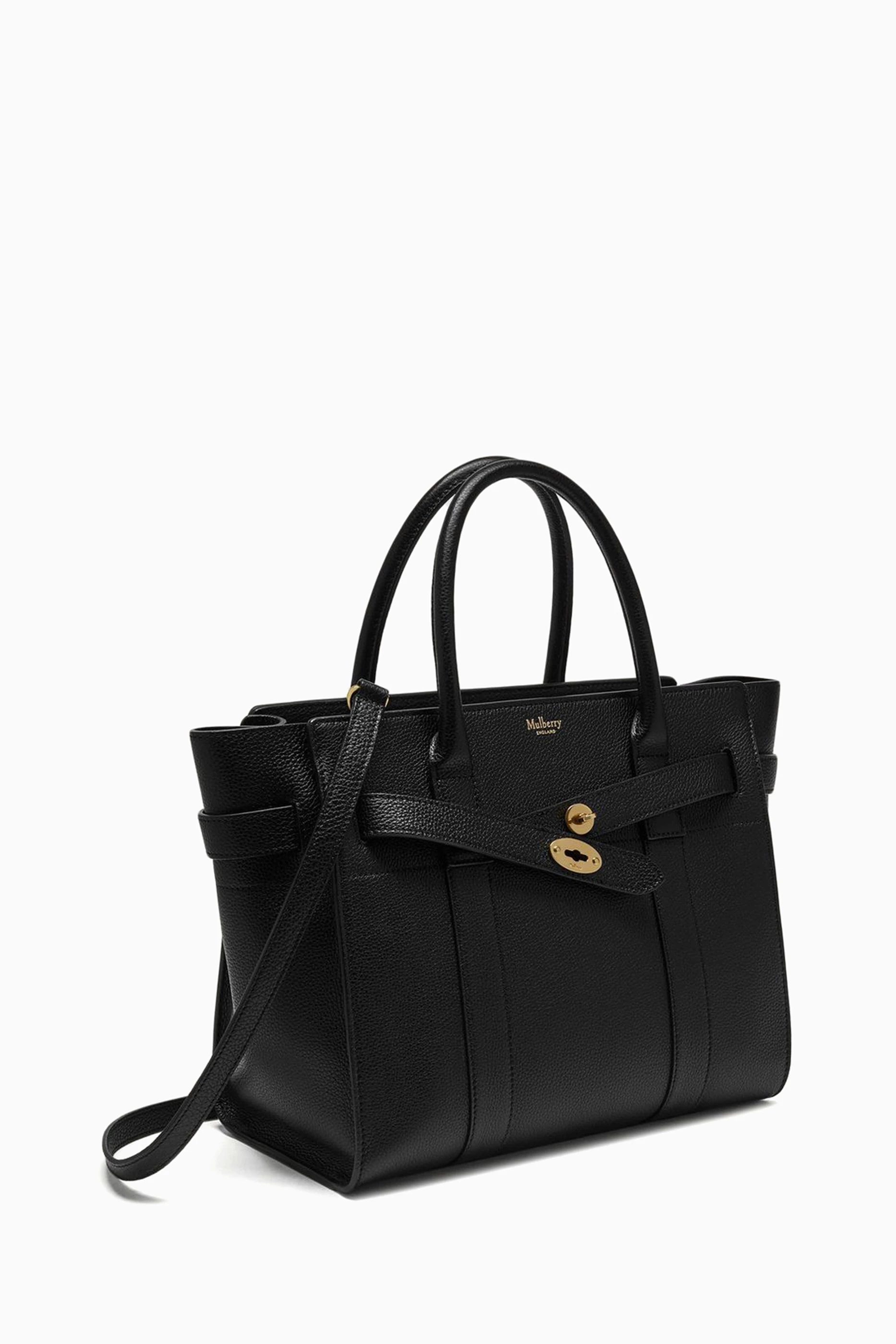 Buy Mulberry Black Small Zip Bayswater Bag in Small Classic Leather For Women Online Ounass UAE