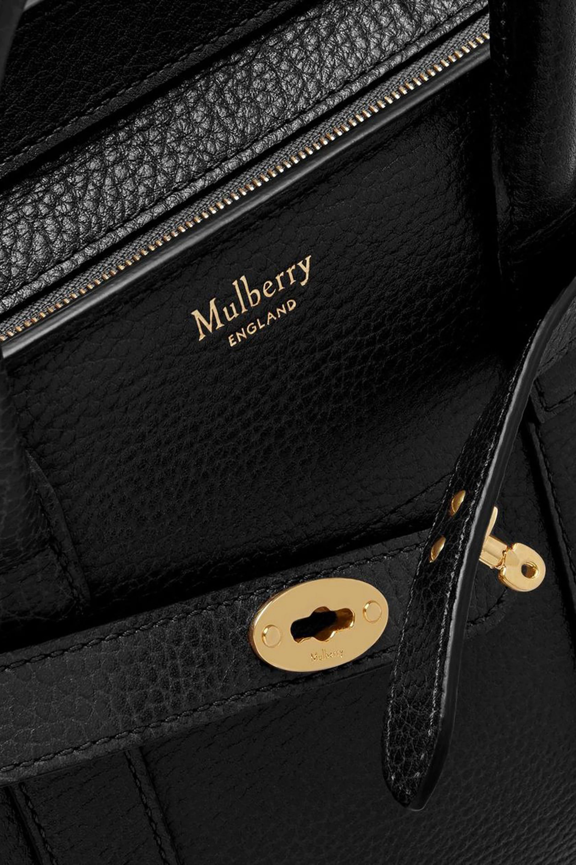 Mulberry mini zipped shop