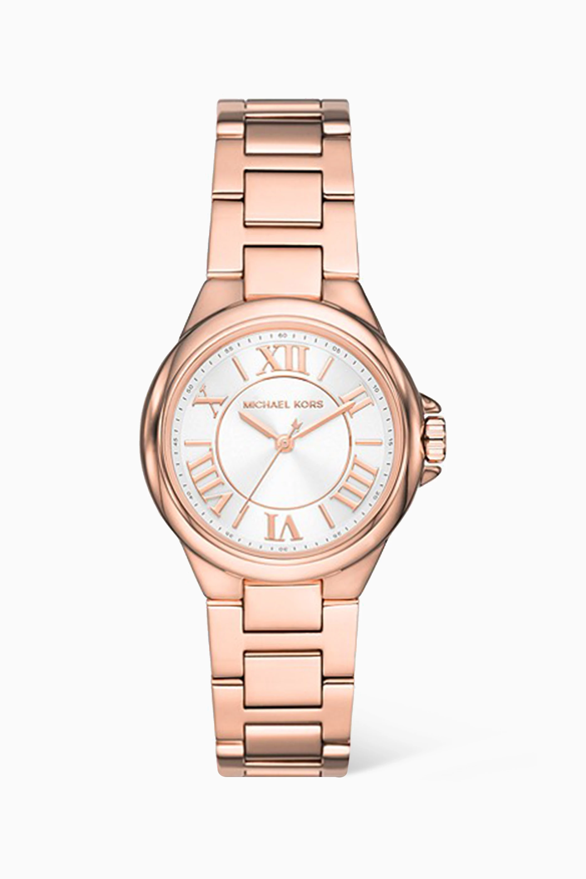 Buy Michael Kors Rose Gold Camille Quartz Chronograph Watch 33mm For Women Online Ounass UAE
