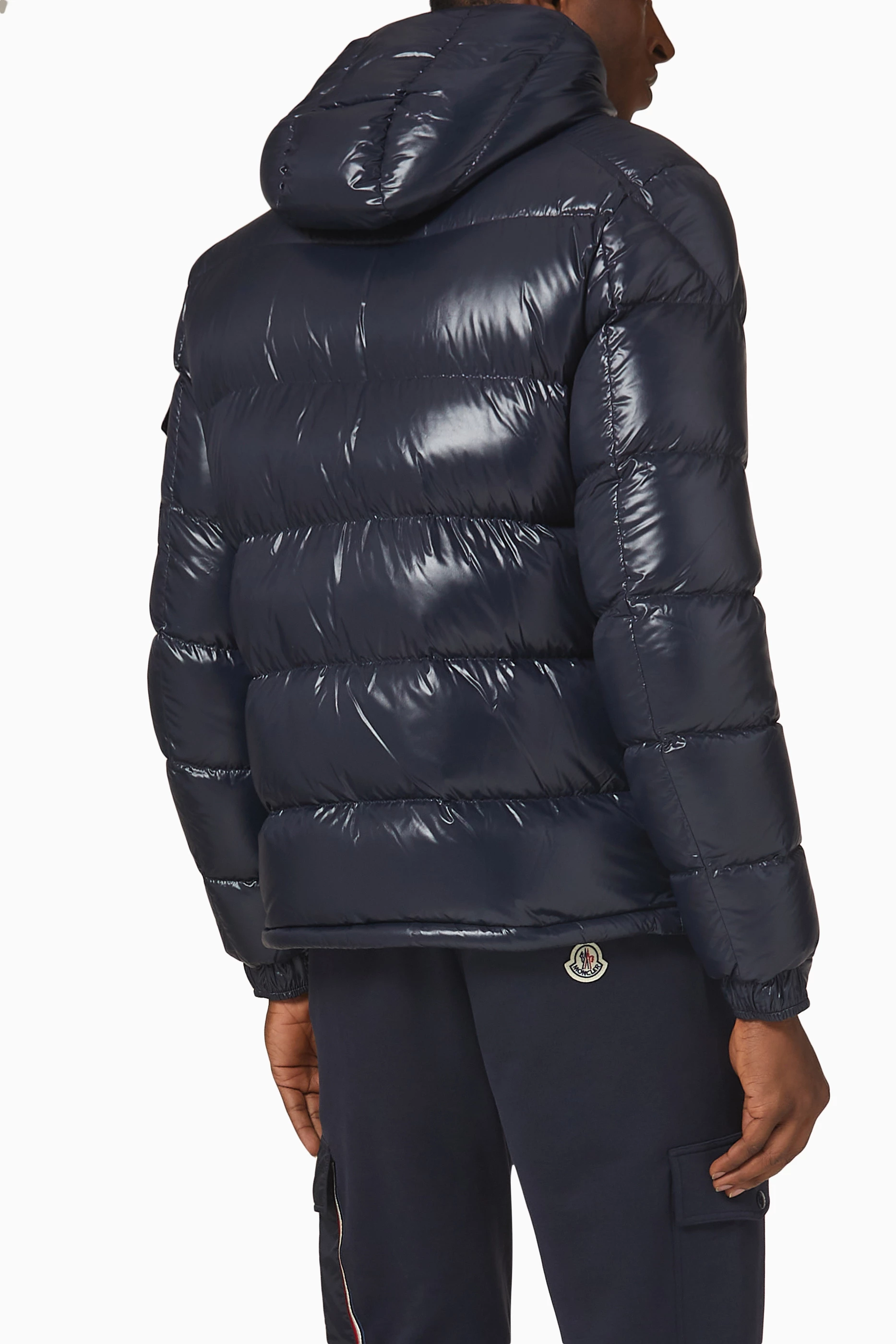 Buy Moncler Blue Maya Jacket in Quilted Nylon For Men Online Ounass UAE