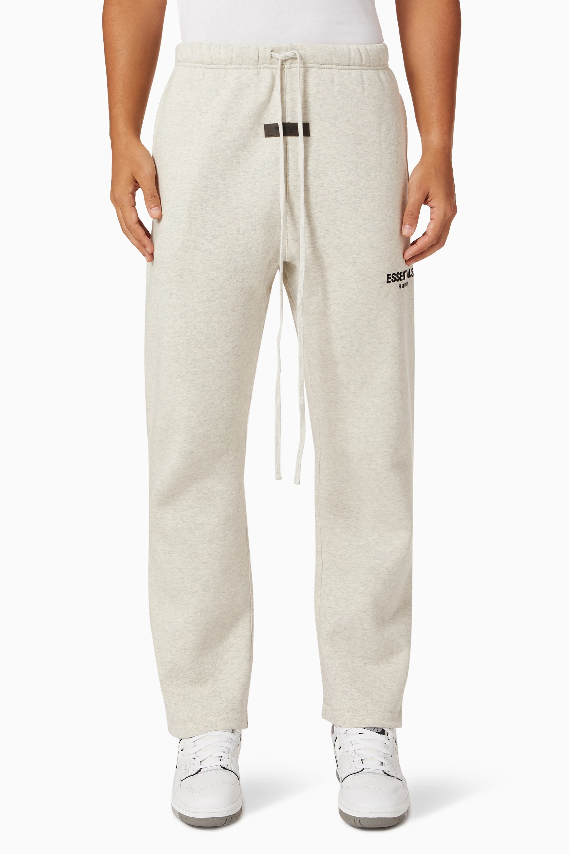 Fear of god essentials grey sweatpants sales