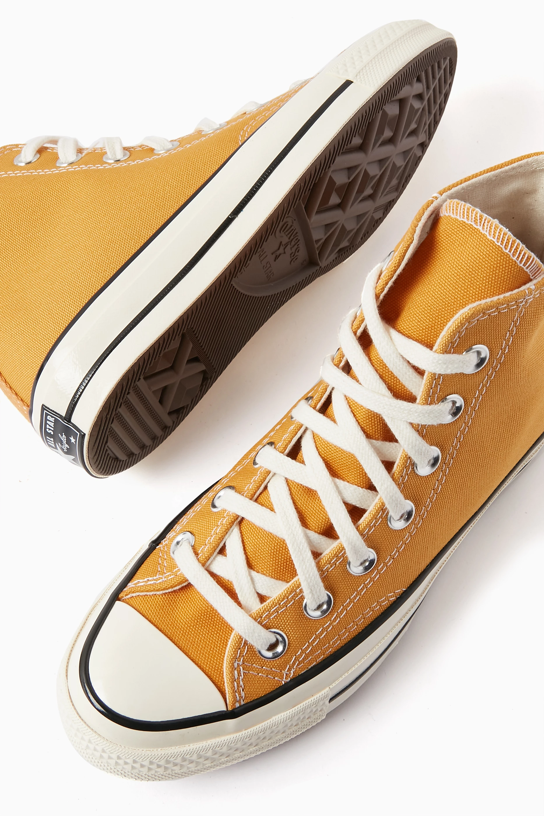 Buy Converse Yellow Chuck 70 High top Sneakers in Canvas For Women Online Ounass UAE