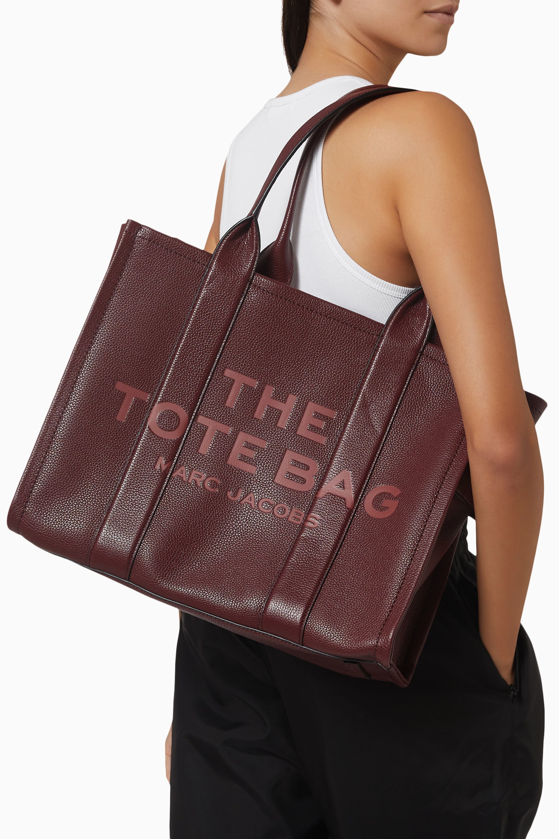 Tote bag maroon clearance
