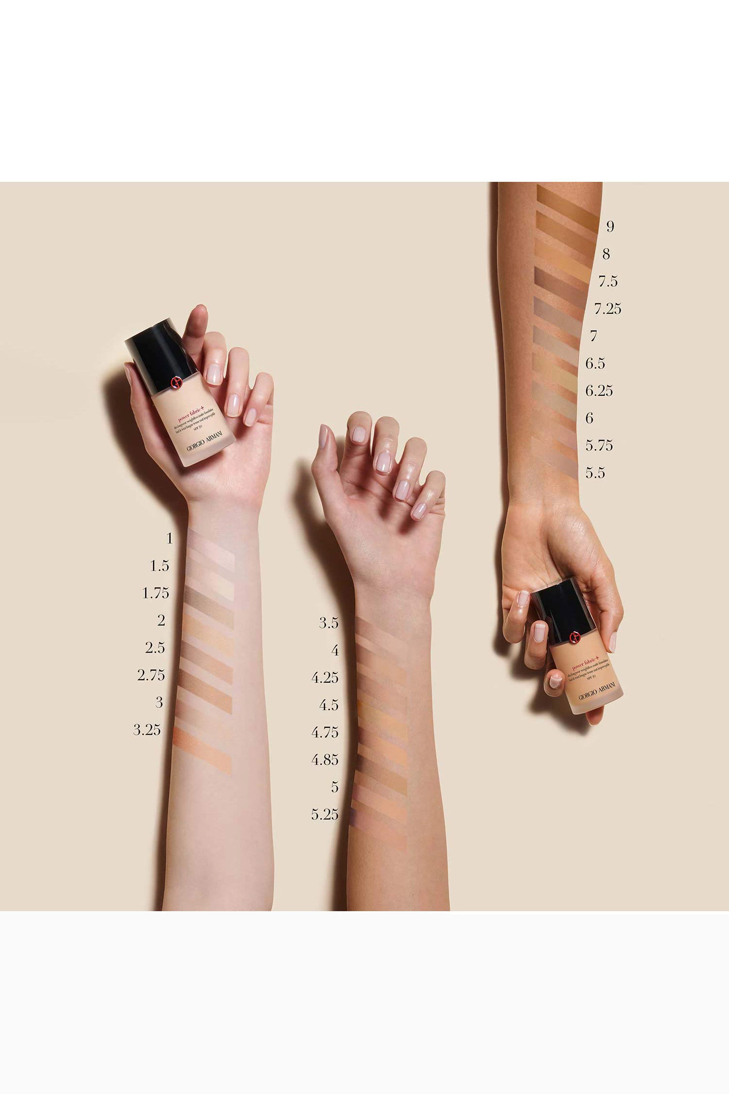 Buy Armani Beauty Colourless No.4.5 Power Fabric Foundation 30ml For Women Online Ounass UAE