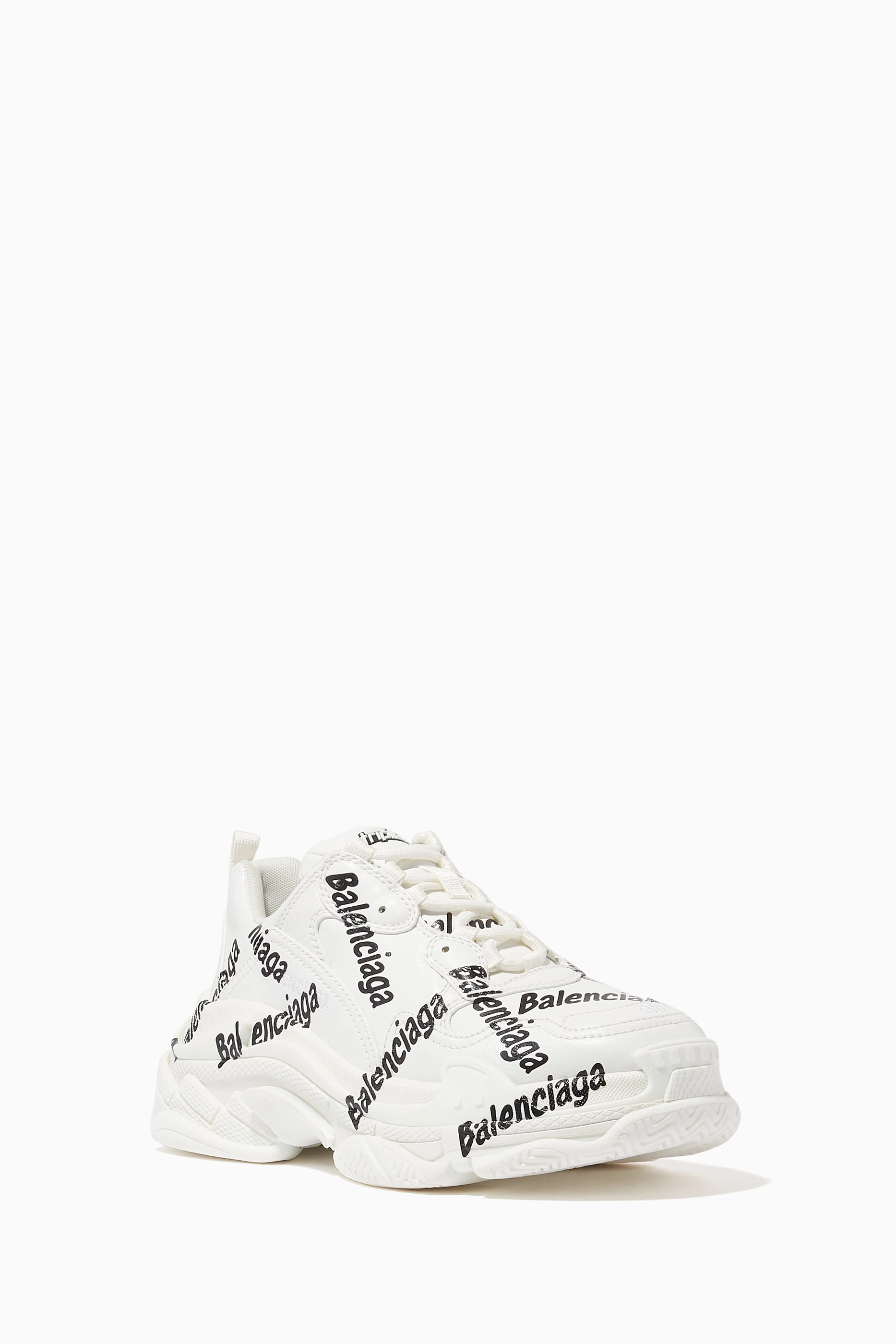 Balenciaga all over logo sneakers best sale