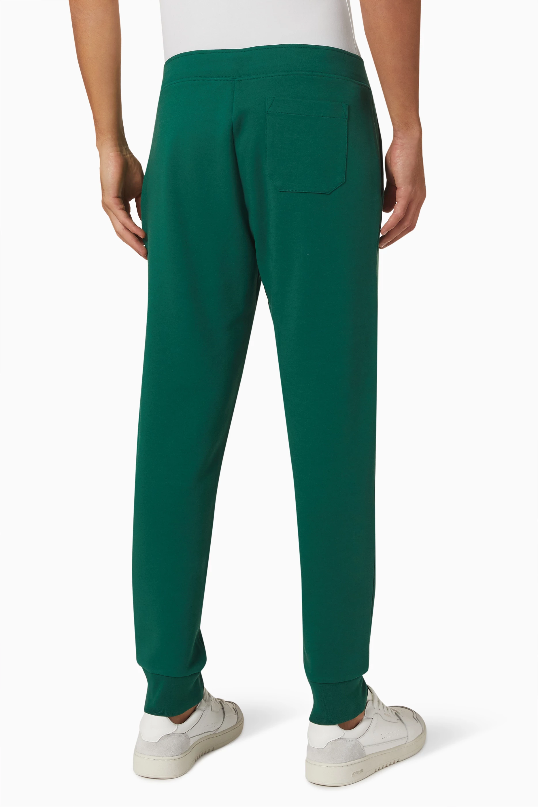 Buy Polo Ralph Lauren Green Sweatpants in Cotton For Men Online Ounass UAE