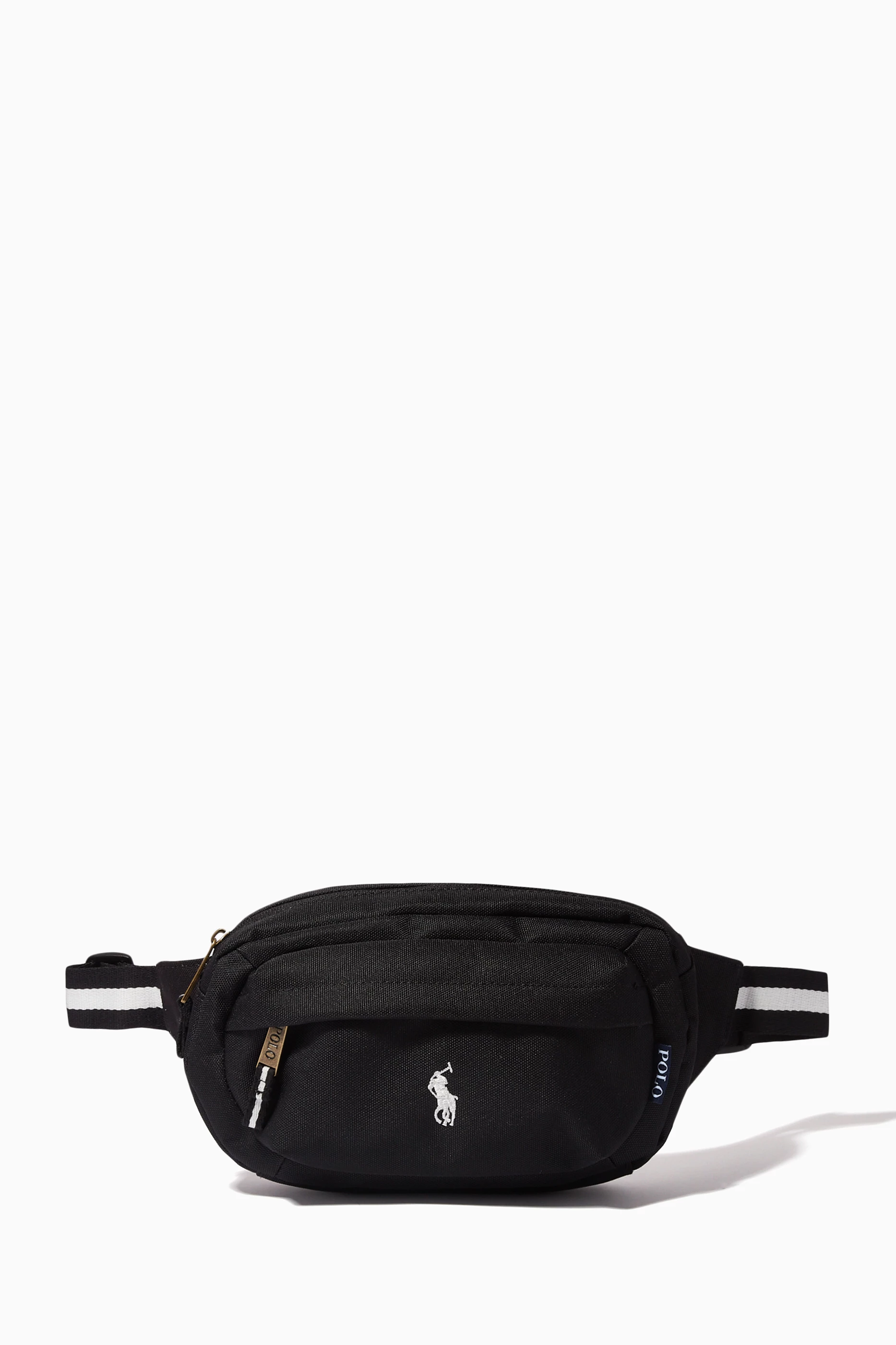 Buy Polo Ralph Lauren Black Pony Logo Belt Bag in Nylon For UNISEX Online Ounass UAE