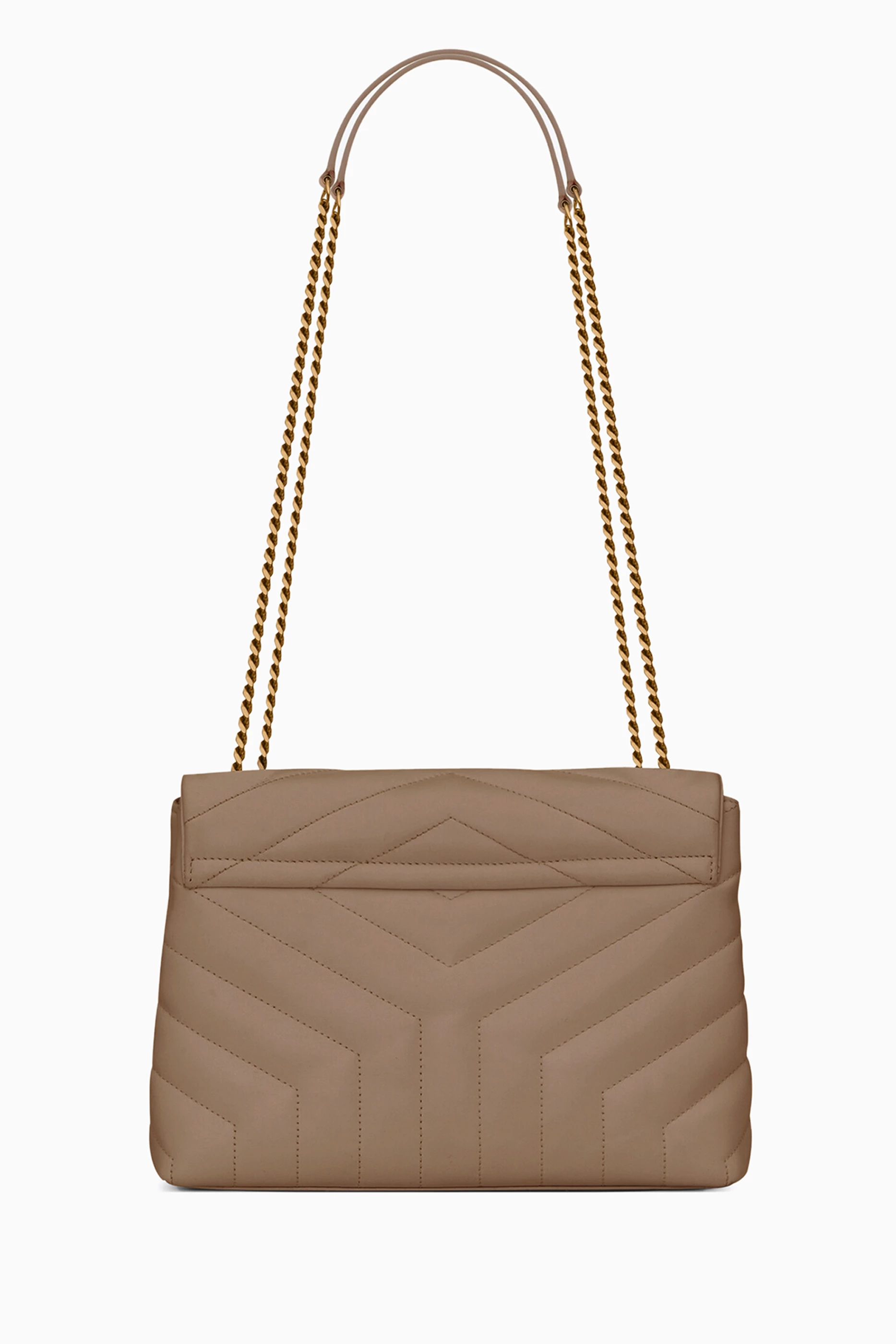 Buy SAINT LAURENT Neutral Small Loulou Bag in Y Matelasse Leather For Women Online Ounass UAE