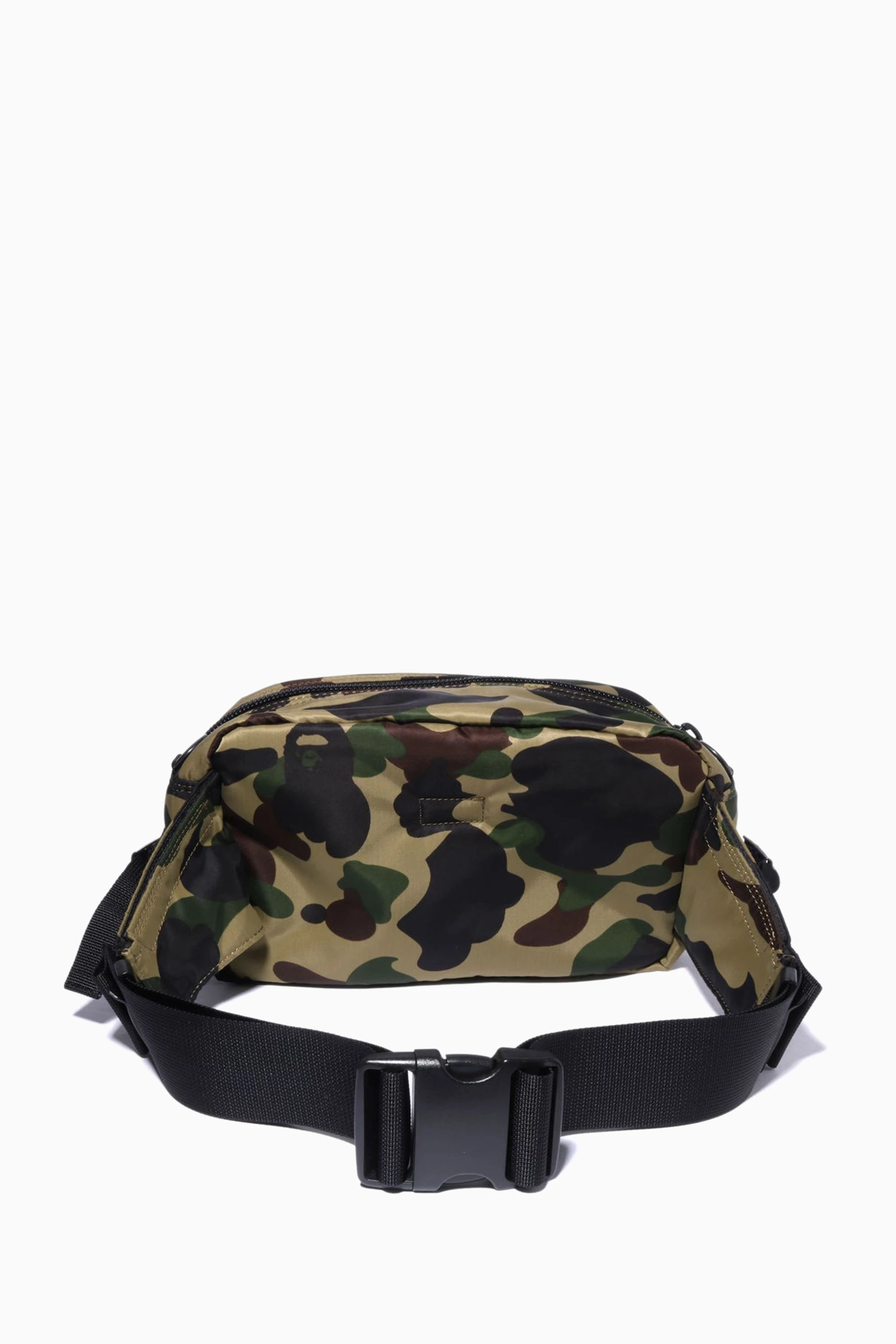 Buy A Bathing Ape Green x Porter 1st Camo Waist Bag in Nylon For