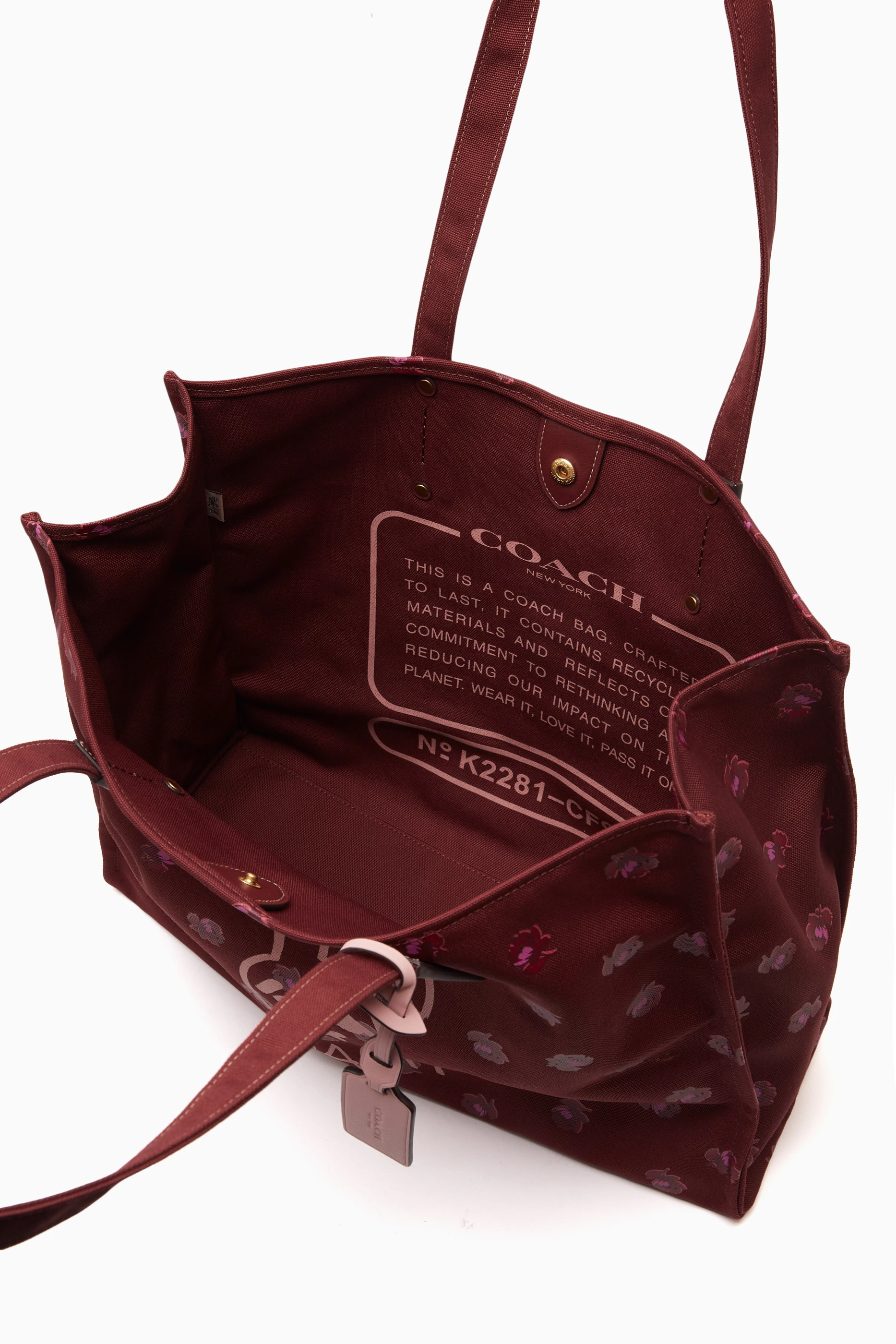 Buy Coach Red Lunar New Year Rabbit Tote Bag in Canvas For Women