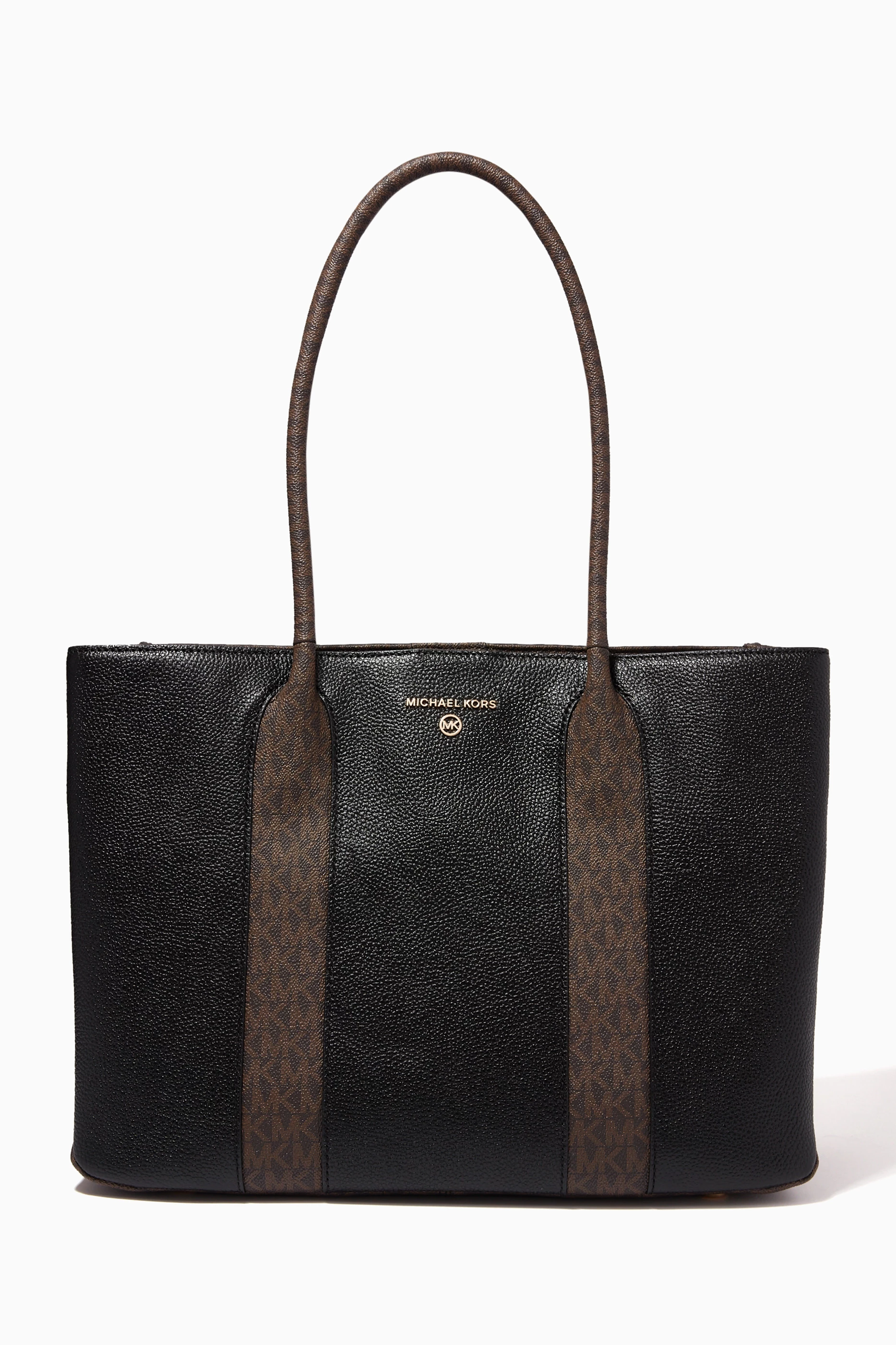 Buy Michael Kors Black Large Austin Tote Bag in Leather For Women