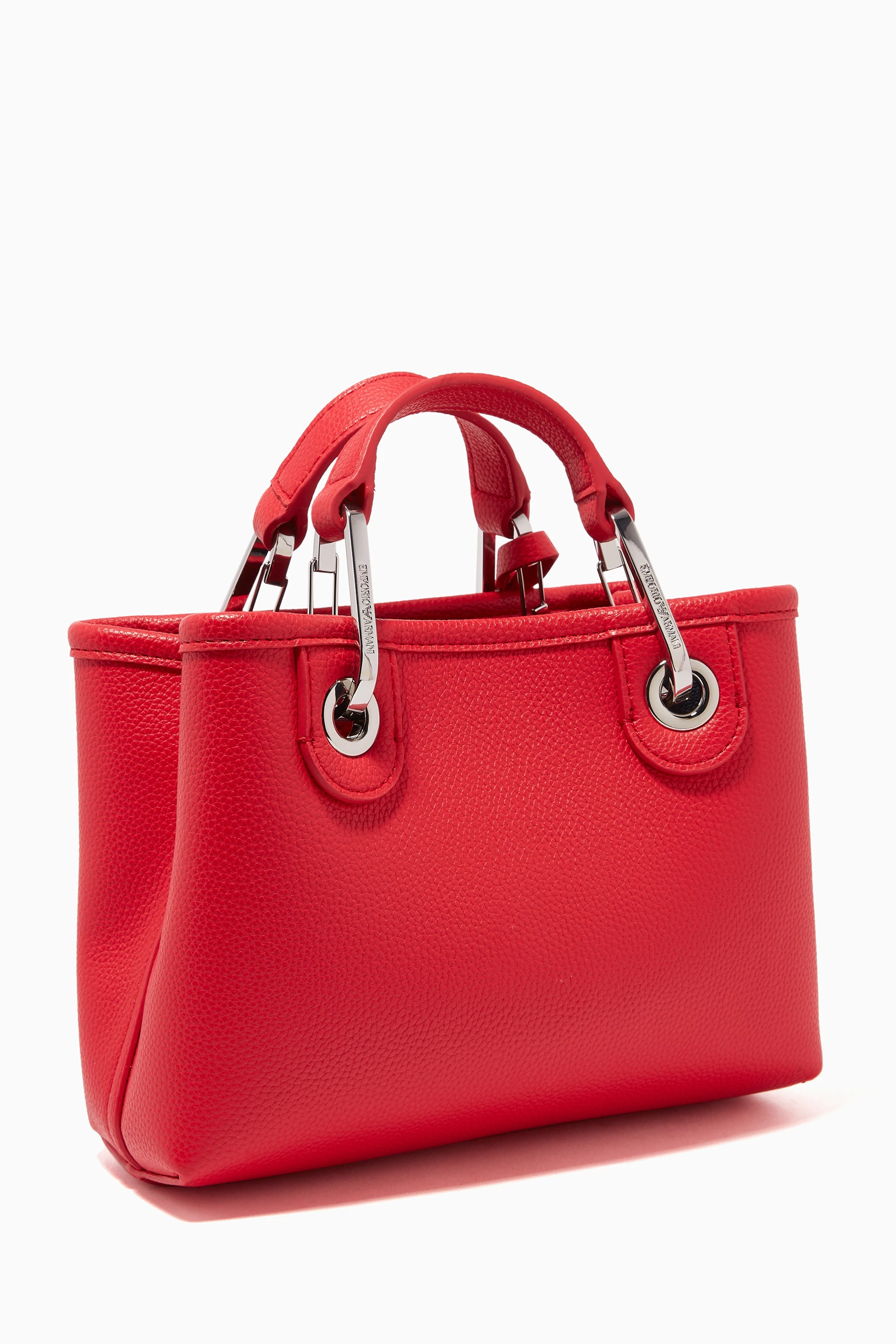 Emporio armani red bag clearance