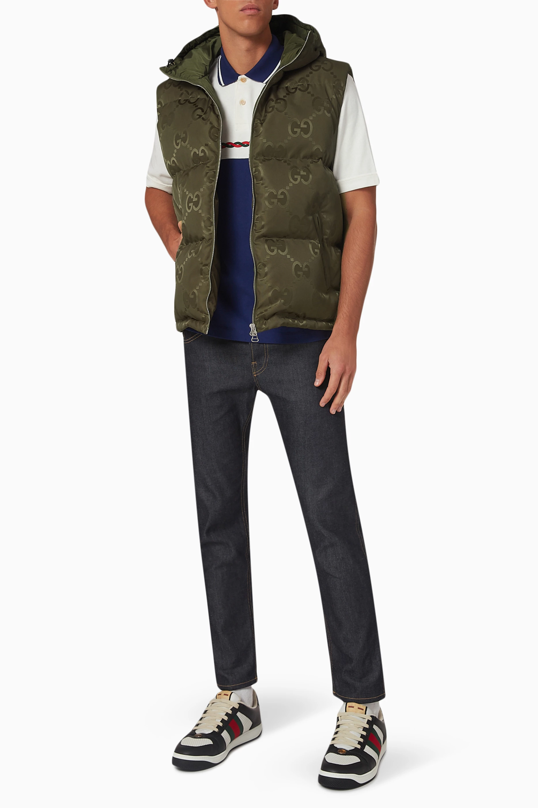 Gucci puffer vest cheap
