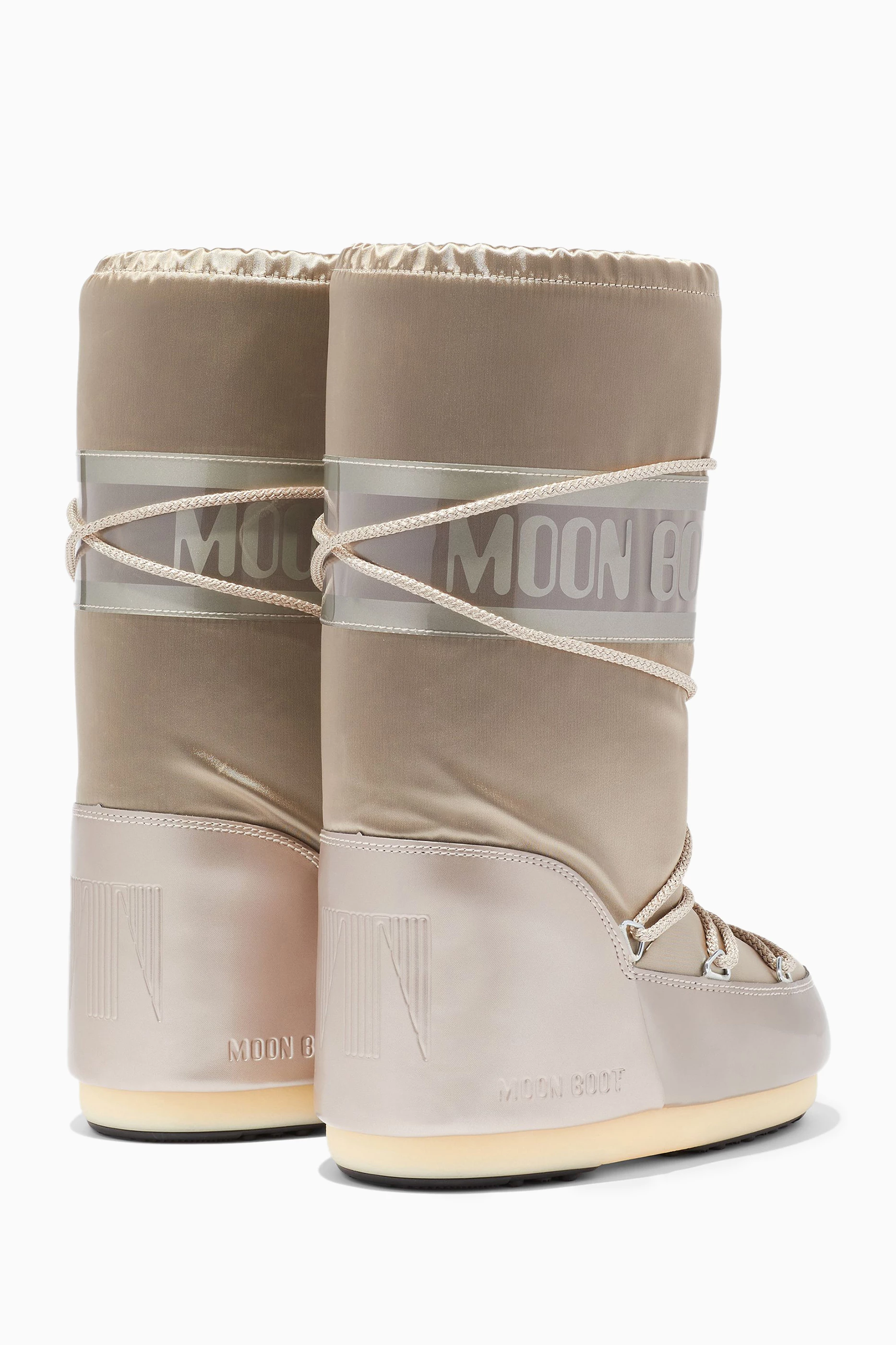 Moon boots gold best sale