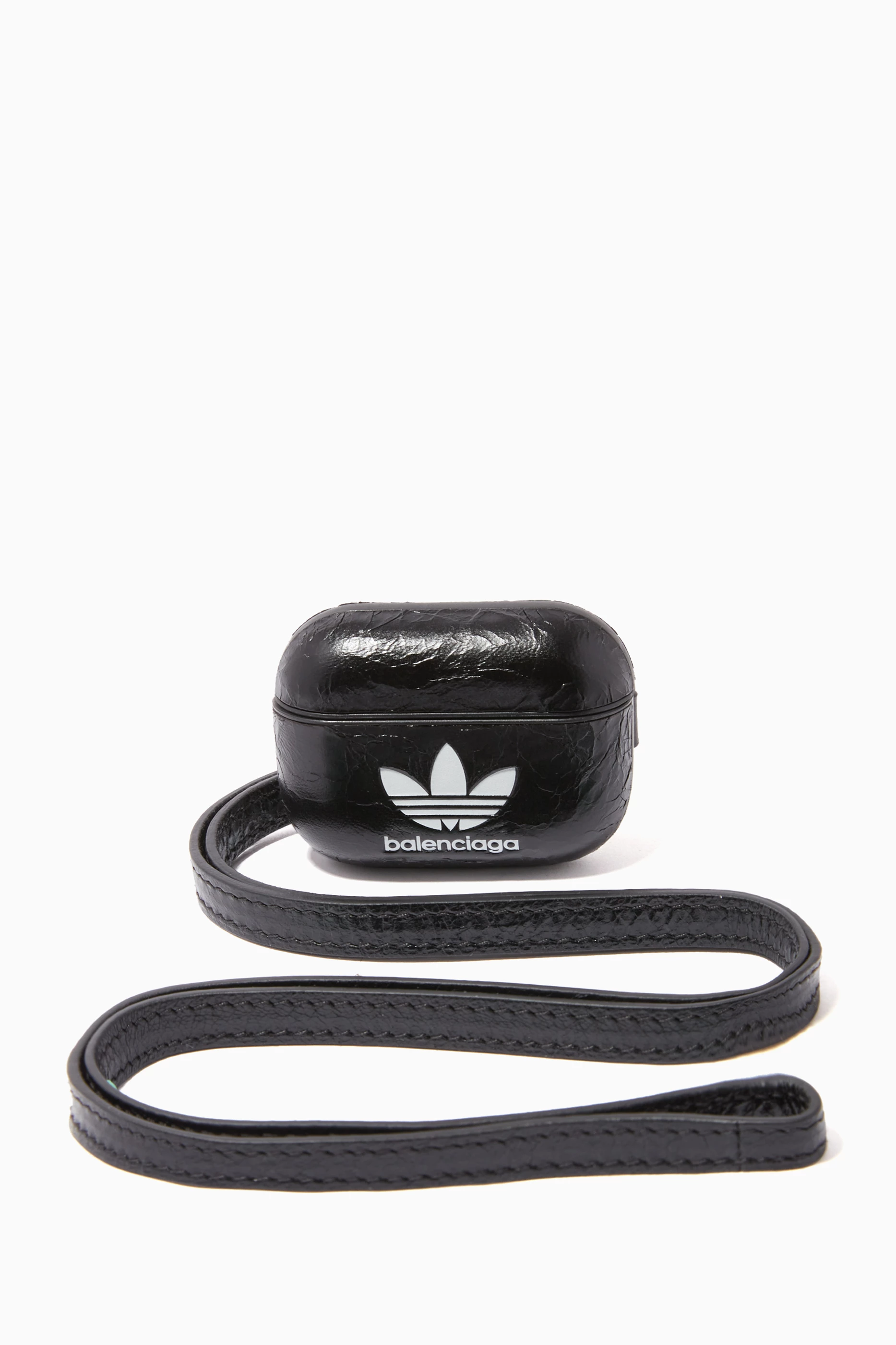 Buy Balenciaga Black x Adidas AirPods Pro Holder with Strap
